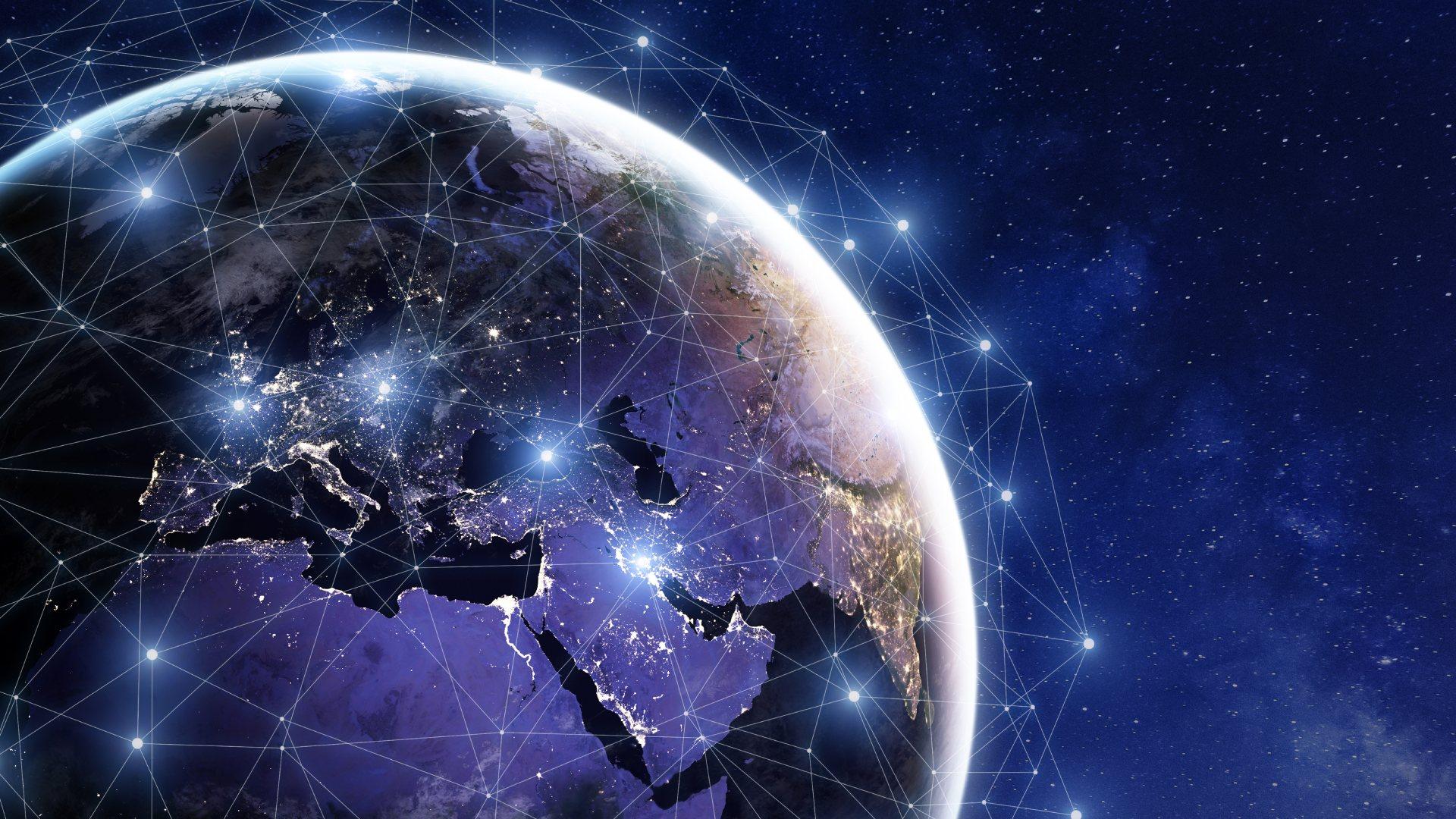 1920x1080 Mega Constellation Satellites On The Horizon