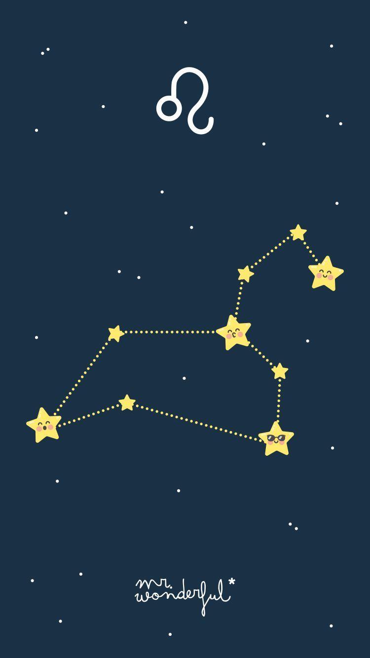 750x1334 mrwonderfulwallpaper #zodiac #leo #starsign #zodiac leo. Zodiac constellation art, Astrology leo, Zodiac leo art