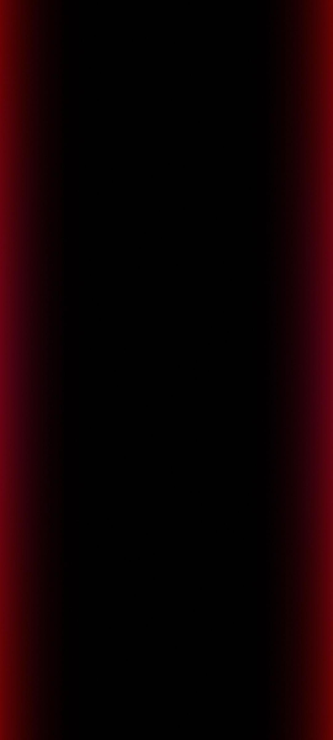 1080x2400 Red Border AMOLED Black Wallpaper