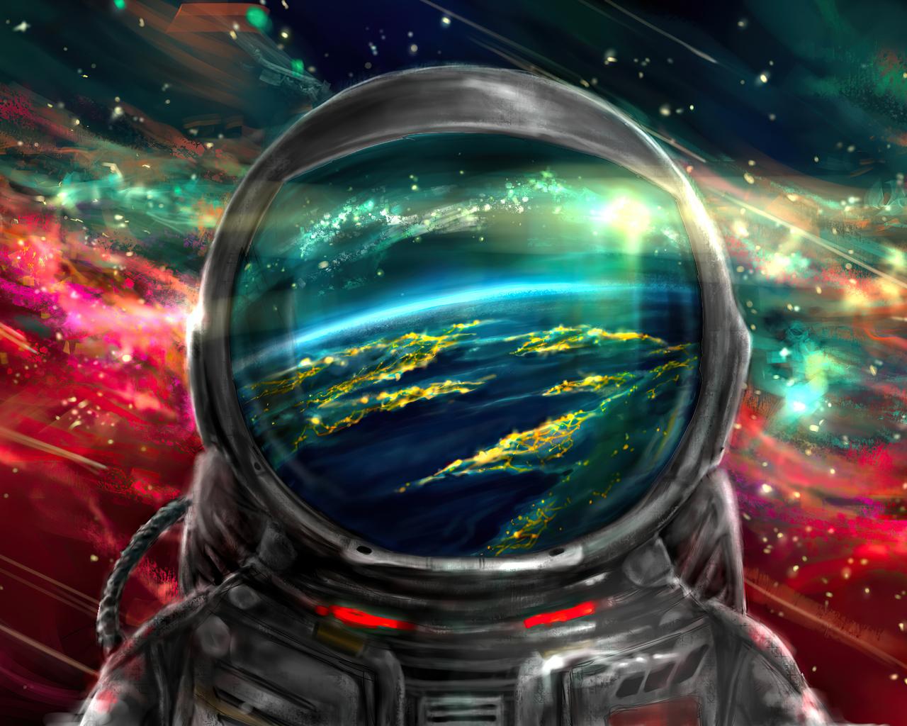 1280x1024 Astronaut Colorful Galaxy 4k 1280x1024 Resolution HD 4k Wallpaper, Image, Background, Photo and Picture