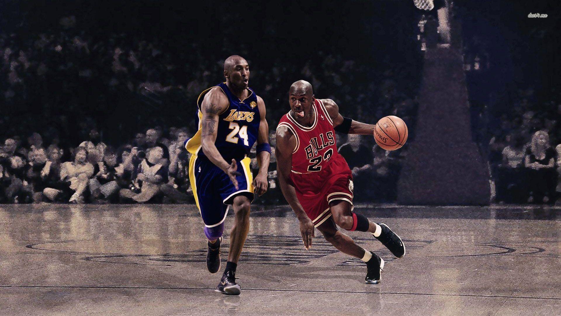 1920x1080 Kobe Bryant Vs Michael Jordan wallpaper wallpaper
