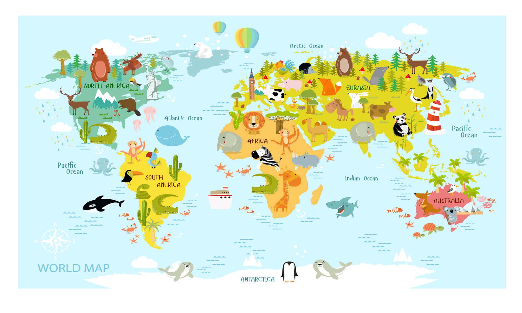 Cute World Map Wallpapers - Top Free Cute World Map Backgrounds ...