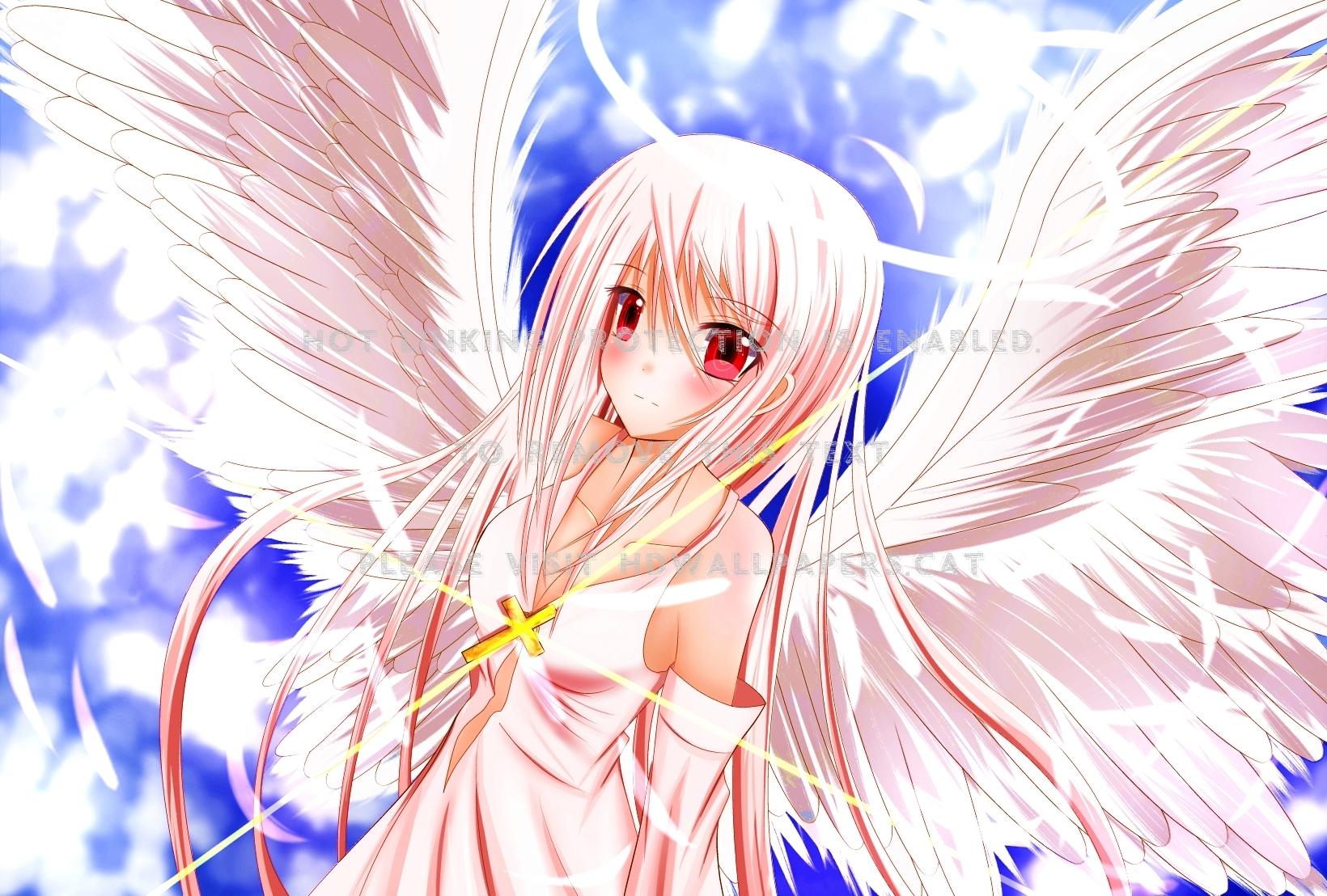 Cute Anime Girl Angel Wallpapers Top Free Cute Anime Girl Angel Backgrounds Wallpaperaccess