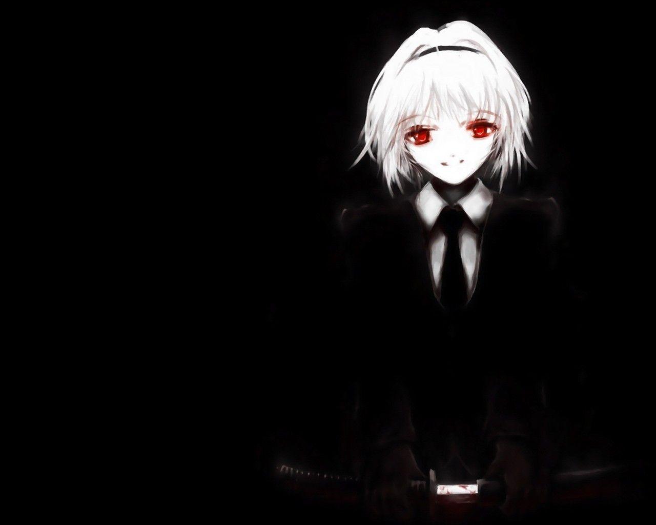 wallpaper for desktop, laptop  bf23-horror-scary-face-dark-anime