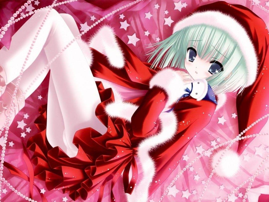 Cute Anime Christmas Girl Wallpapers - Top Free Cute Anime Christmas ...