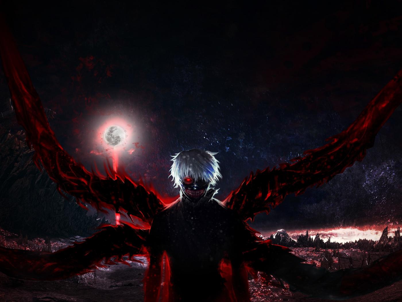 1400x1050 Download 1400x1050 wallpaper tokyo ghoul, dark, anime boy, artwork, standard 4: fullscreen, 1400x1050 HD image, background, 18584