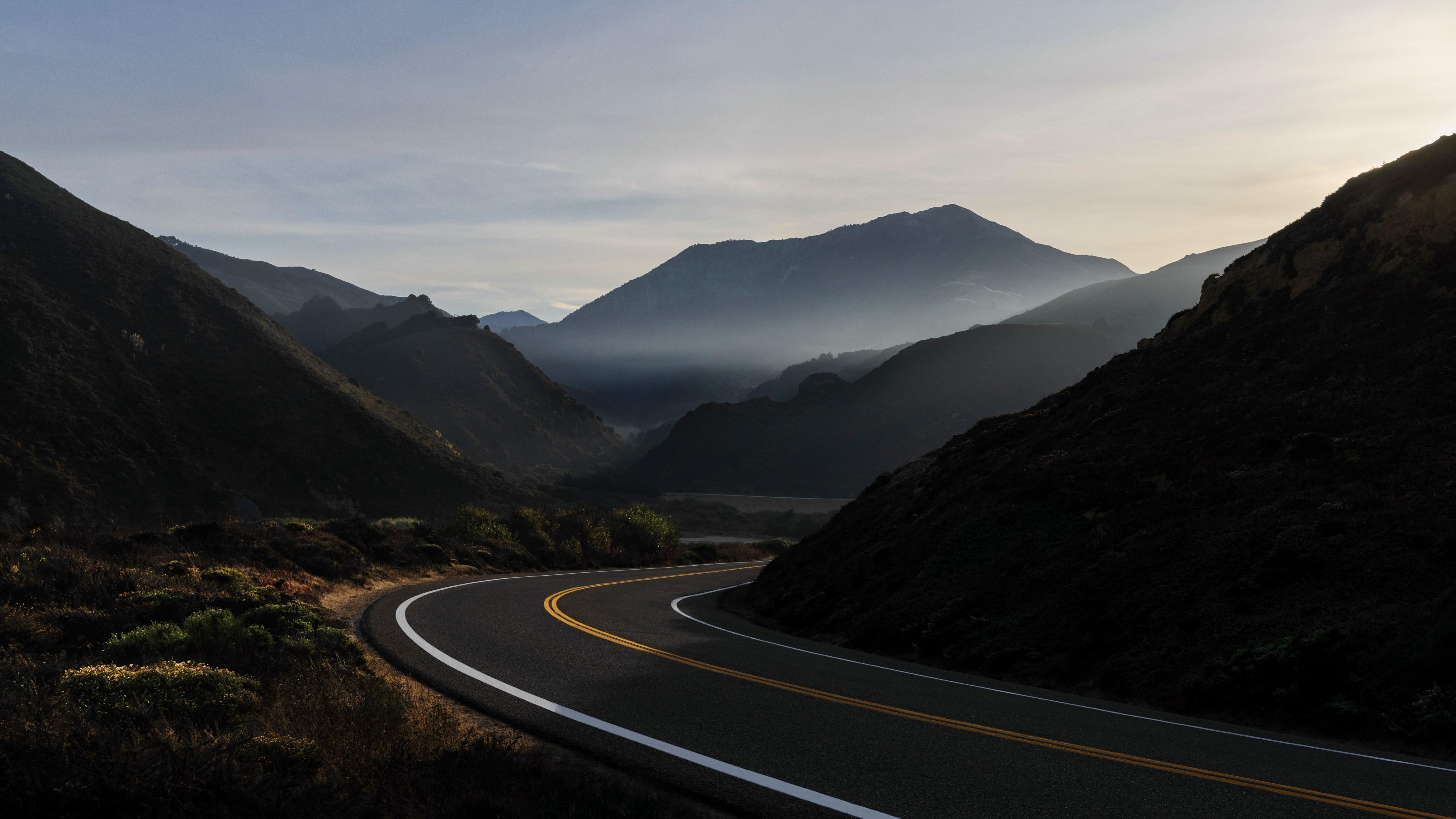 5120x2880 Wallpaper macOS Big Sur, road, Apple October 2020 Event, 5K, OS