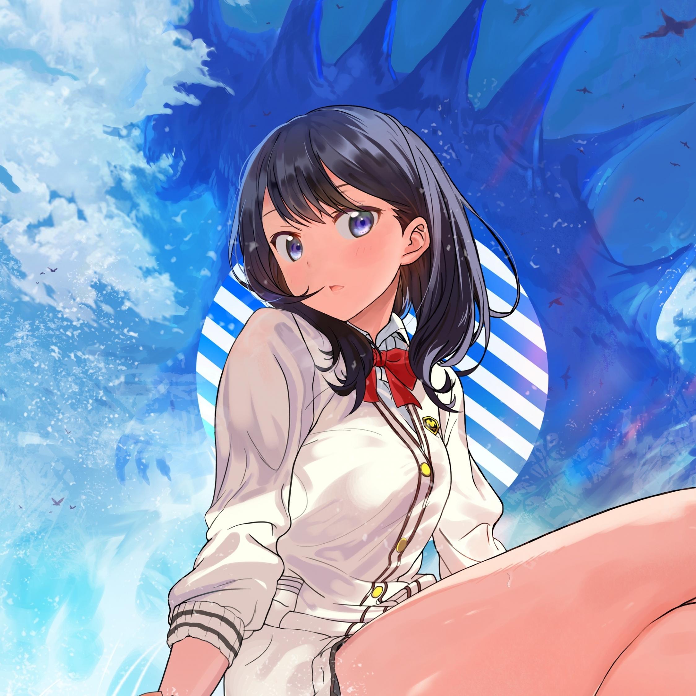 2248x2248 Download 2248x2248 wallpaper cute, rikka takarada, ssss.gridman, anime girl, ipad air, ipad air ipad ipad ipad mini ipad mini 2248x2248 HD image, background, 21286