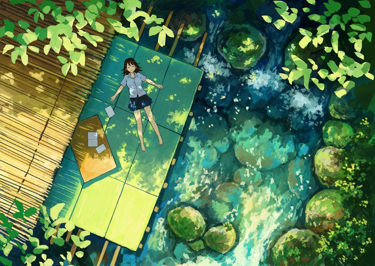 1200x853 納涼. Anime background wallpaper, Anime background, Anime wallpaper