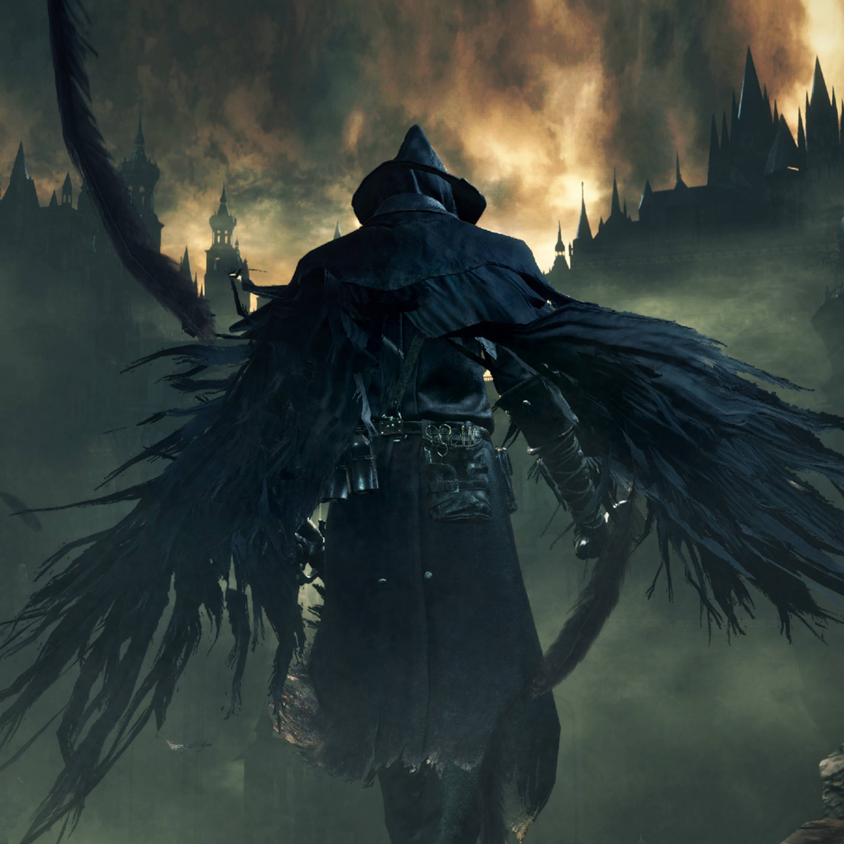 2932x2932 Bloodborne Dark Souls Wings iPad Pro Retina Display Wallpaper, HD Games 4K Wallpaper, Image, Photo and Background