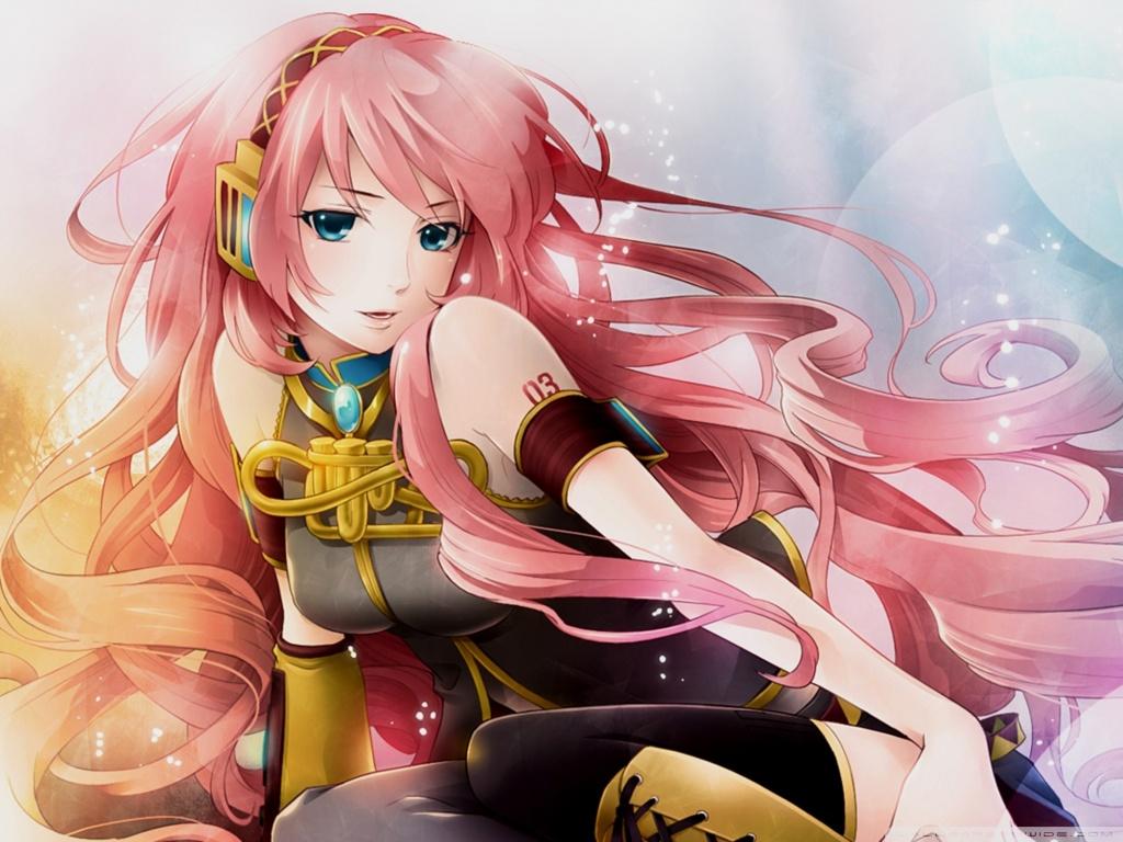 1024x768 Anime Girl Wallpaper iPad