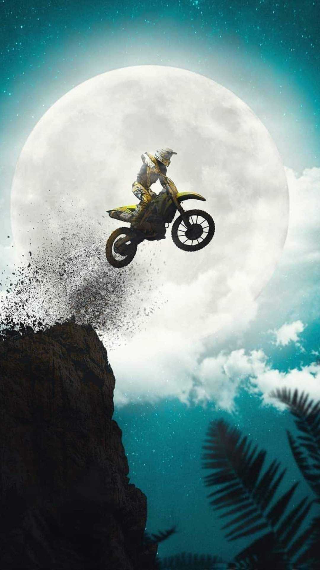 1080x1920 Dirt Bike Jump Wallpaper Free HD Wallpaper