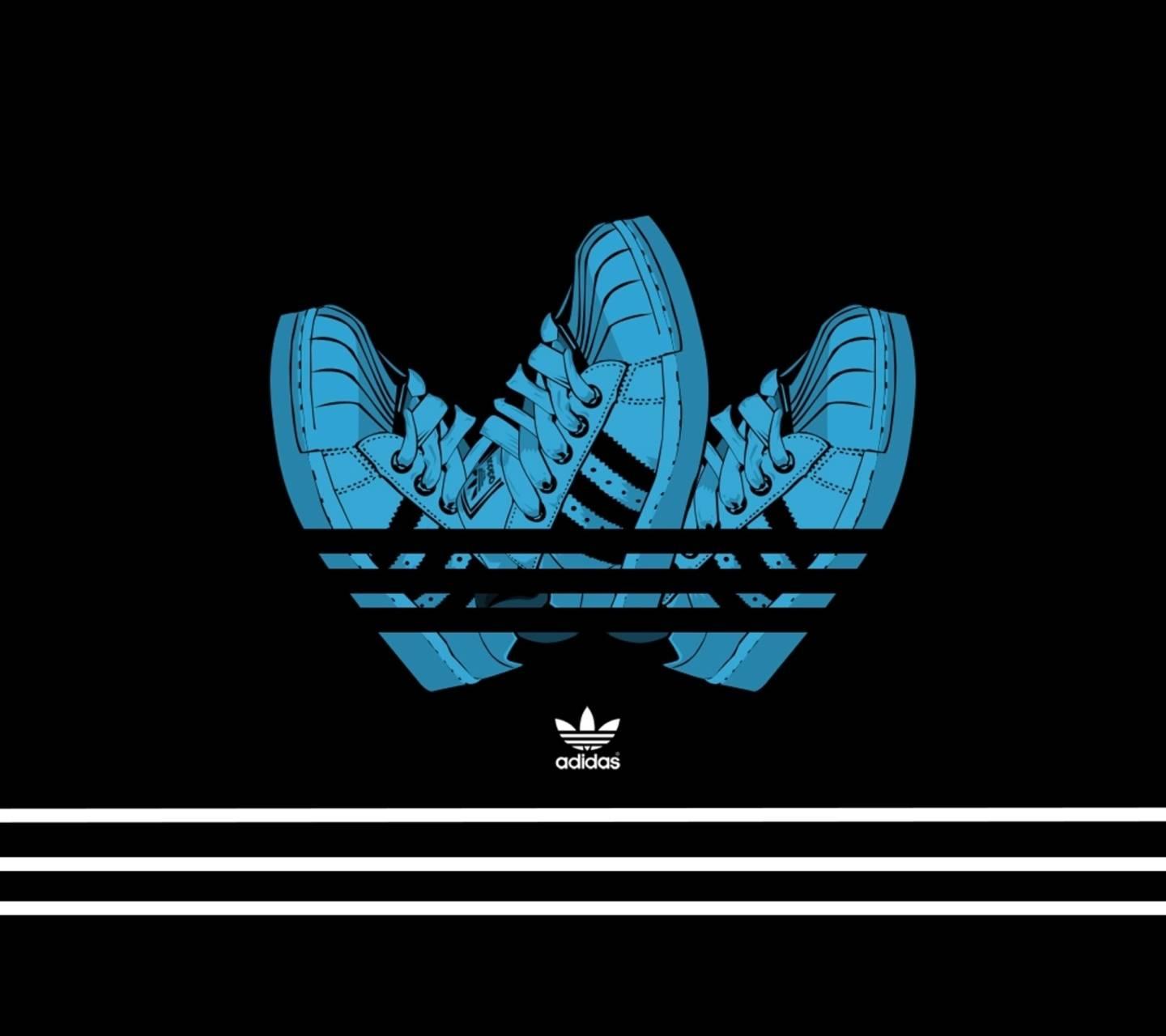 1440x1280 Adidas shoes wallpaper