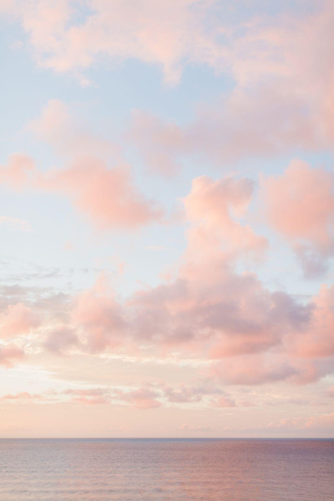 1080x1620 Kauai Sky. Pink Clouds. Ocean View Photo. Hawaii Photographer. Kauai Photographer. Photo by: Sea Light Studios. Sky aesthetic, Sky and clouds, Pretty sky
