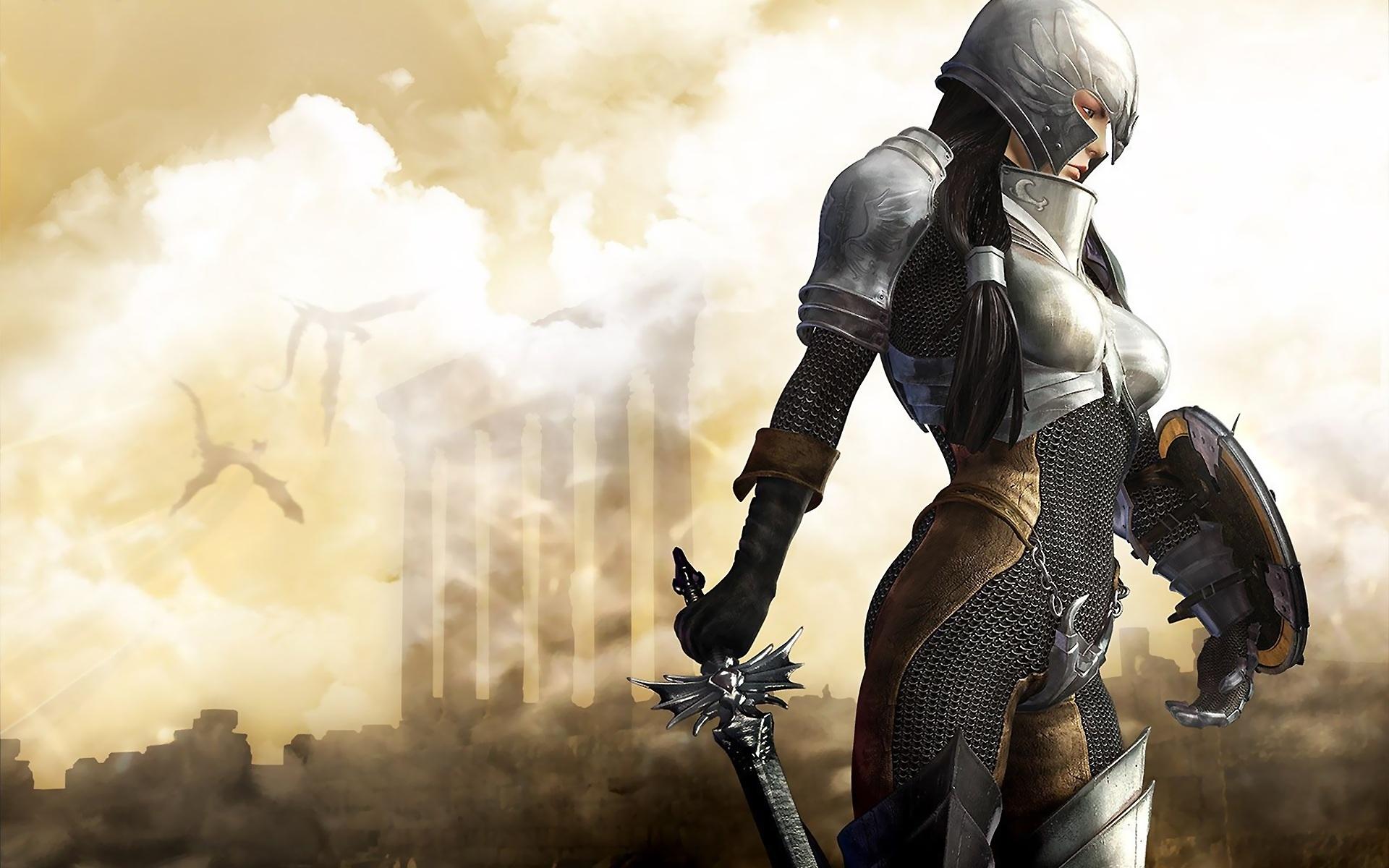 1920x1200 Download Wallpaper, Download 2560x1600 knights fantasy art armor artwork kingdom under fire girls with swords swords 1920x1200 wallpaper Wallpaper –Free Wallpaper Download