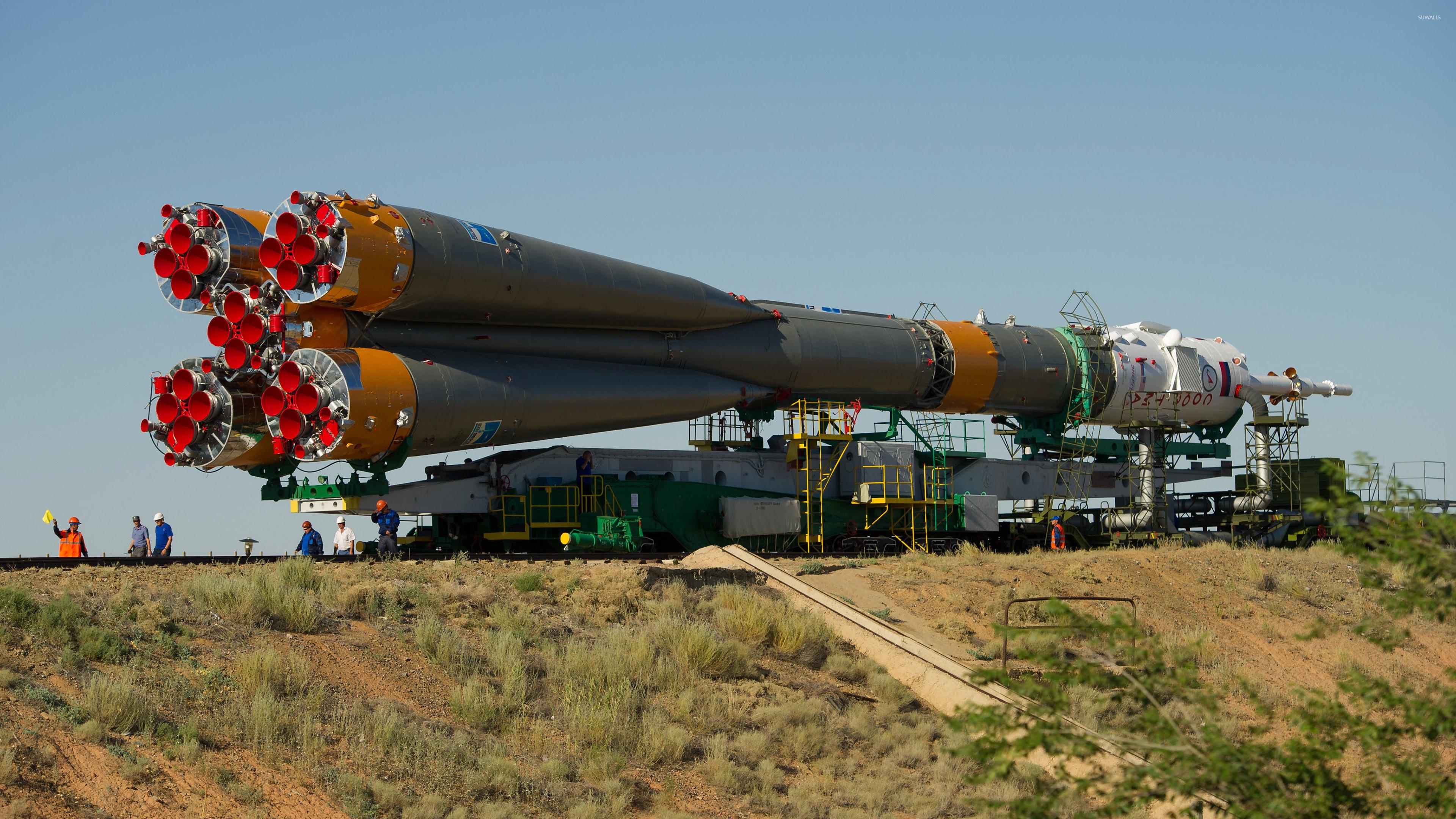 3840x2160 Soyuz TMA 05M Wallpaper Wallpaper