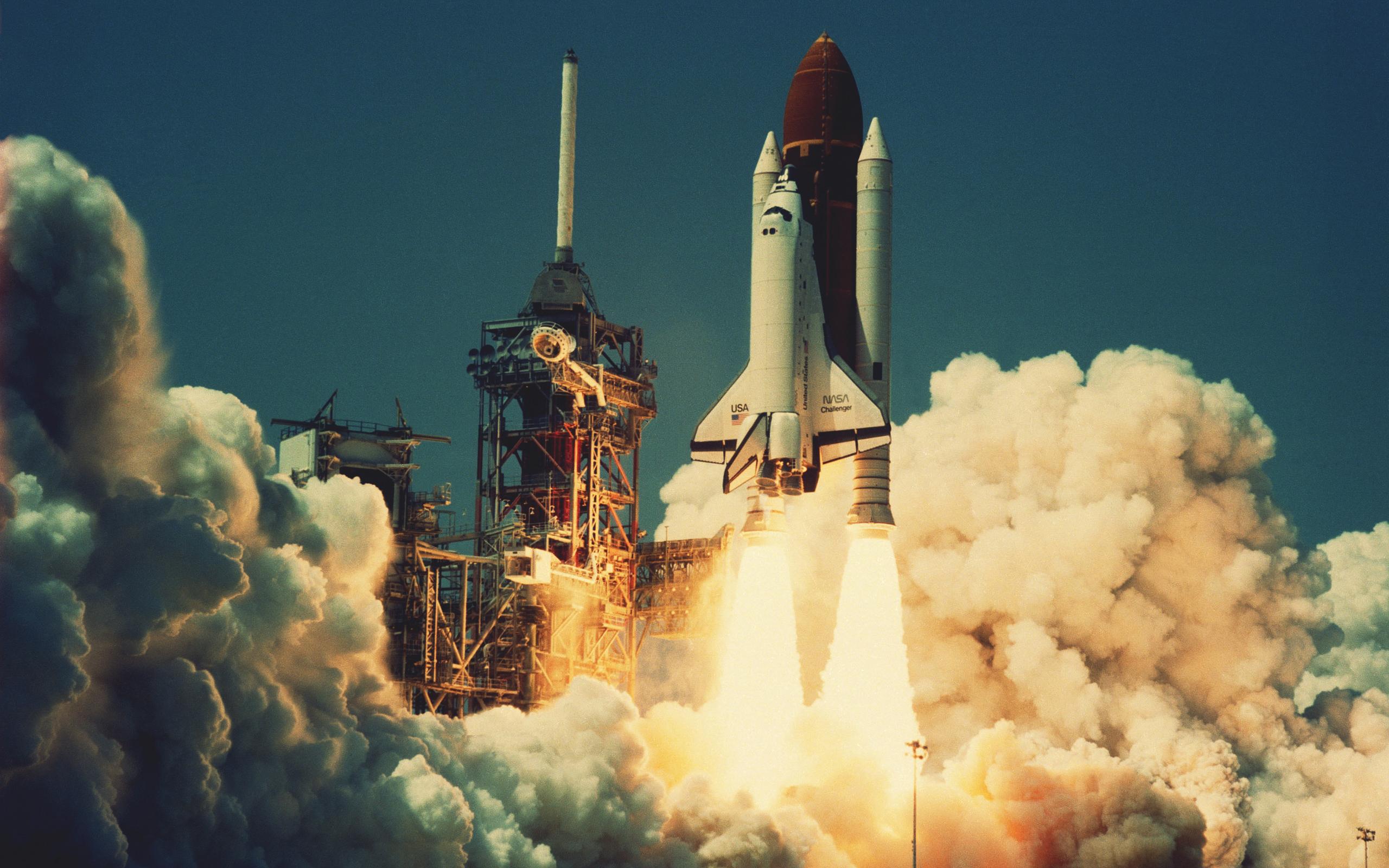 2560x1600 Space Rocket Launch Wallpaper