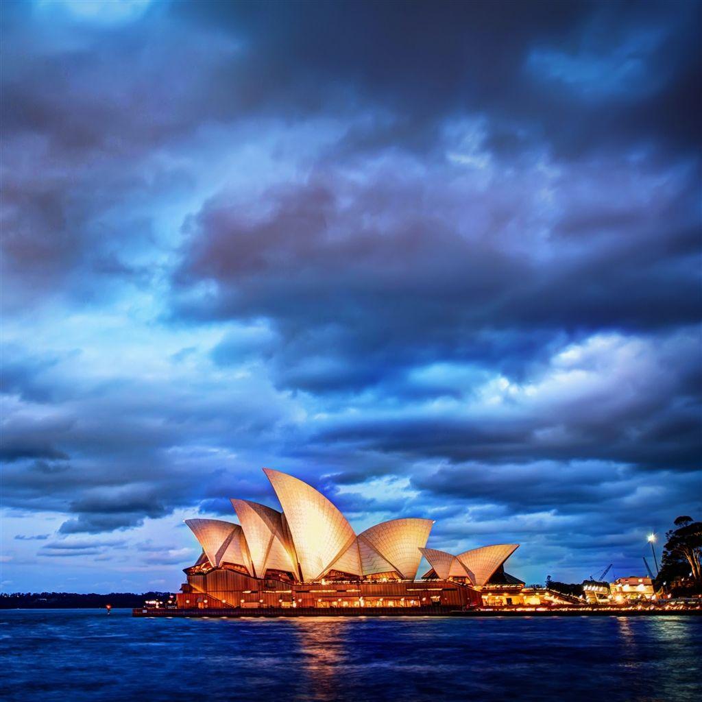 1024x1024 Sydney Glows At Sunset #iPad #mini 2 #Wallpaper. Hundreds of retina iPad mini wallpaper in. Places to go, iPad air wallpaper, Places to visit