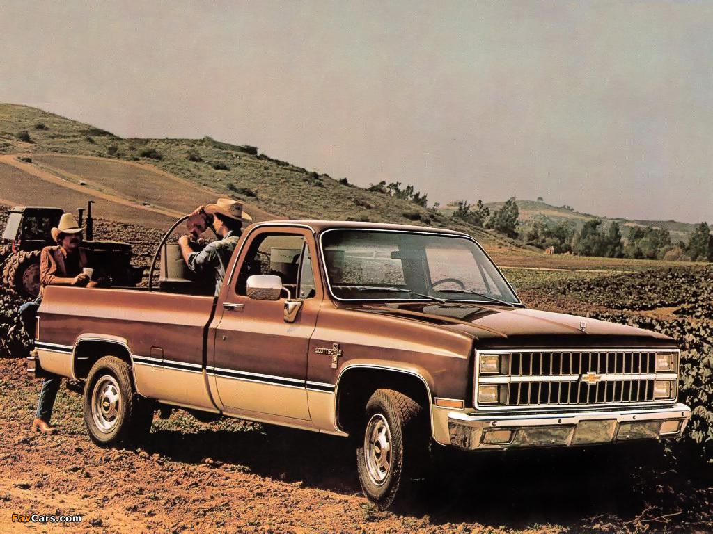 1024x768 Chevrolet C20 Scottsdale 1982 wallpaper (1024x768)