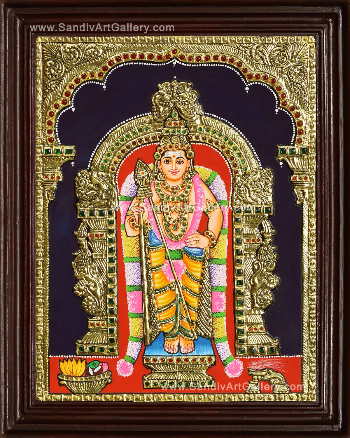 1200x1500 Sri Murugan Tanjore Painting Tanjore Paintings Online Shopping in India, Tanjore Painting, Tanjore Paintings Online