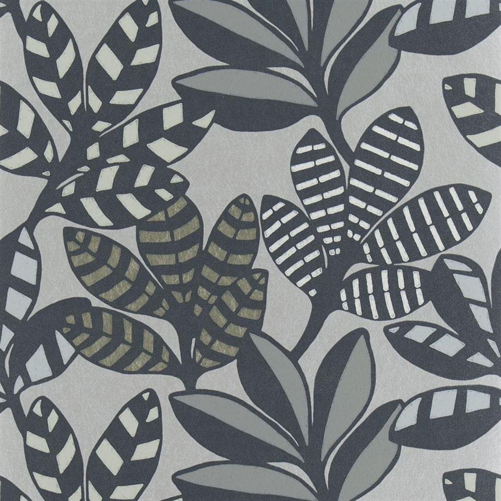 986x986 Tanjore Graphite Wallpaper