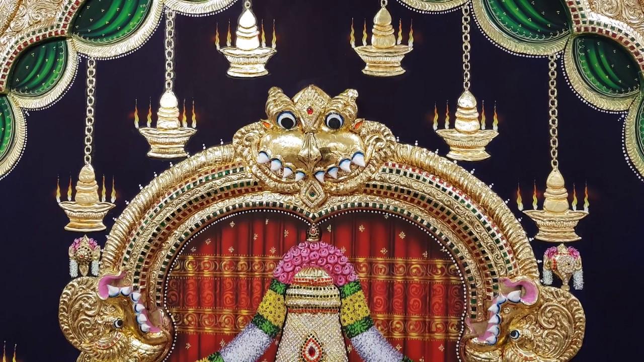 1280x720 Balaji Tanjore Painting