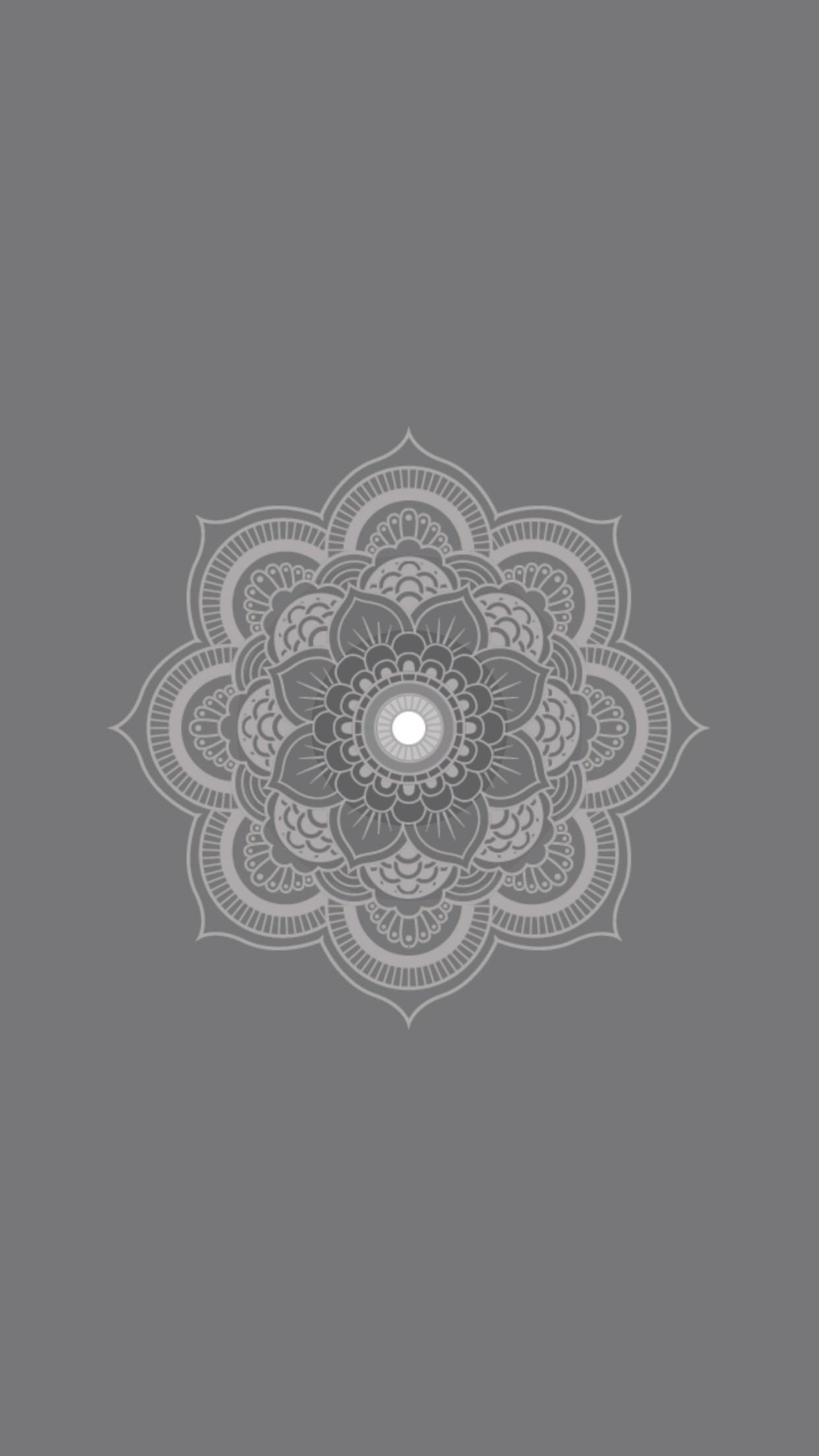 1242x2208 Blue Mandala Wallpaper iPhone
