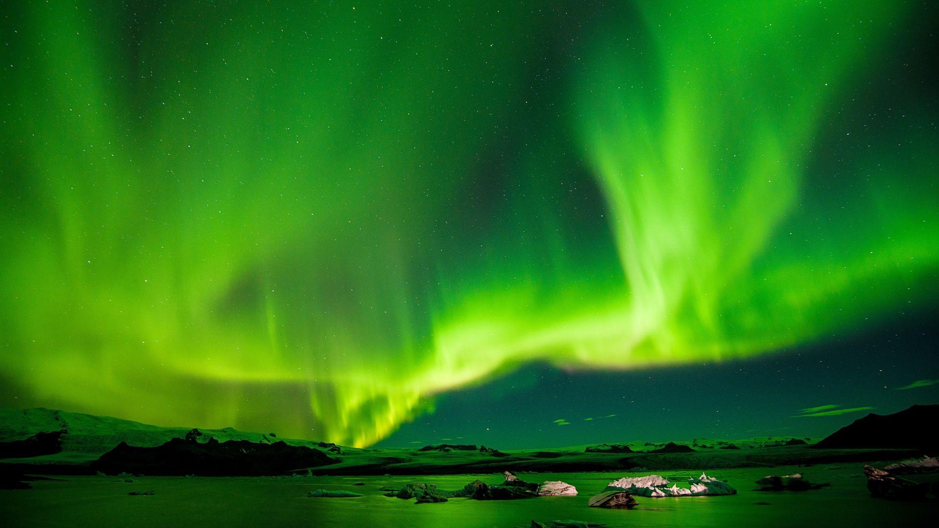1920x1080 Desktop Wallpaper Aurora Borealis In Iceland, HD Image, Picture, Background, Ekwlbd