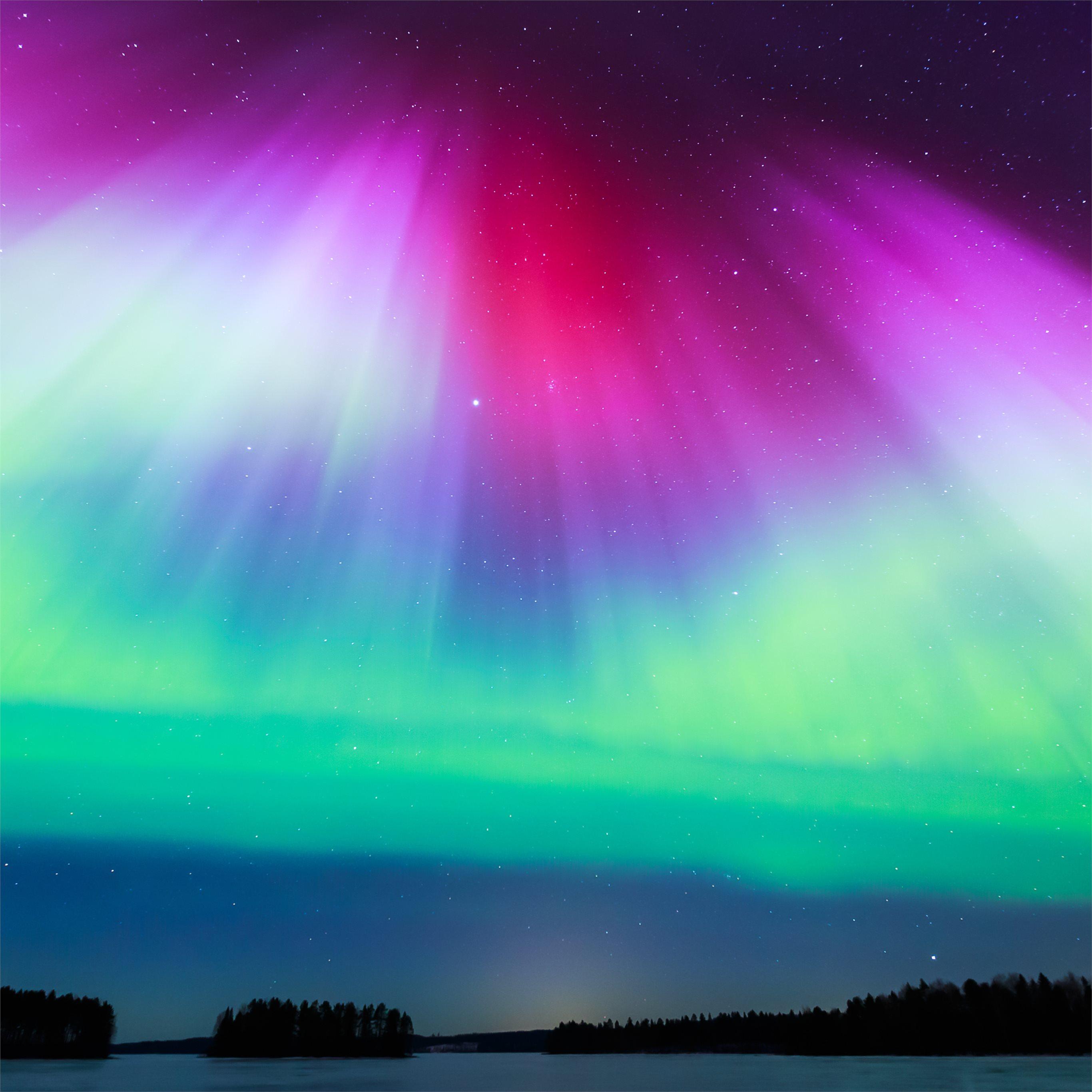 2732x2732 Best Northern lights iPad Pro HD Wallpaper