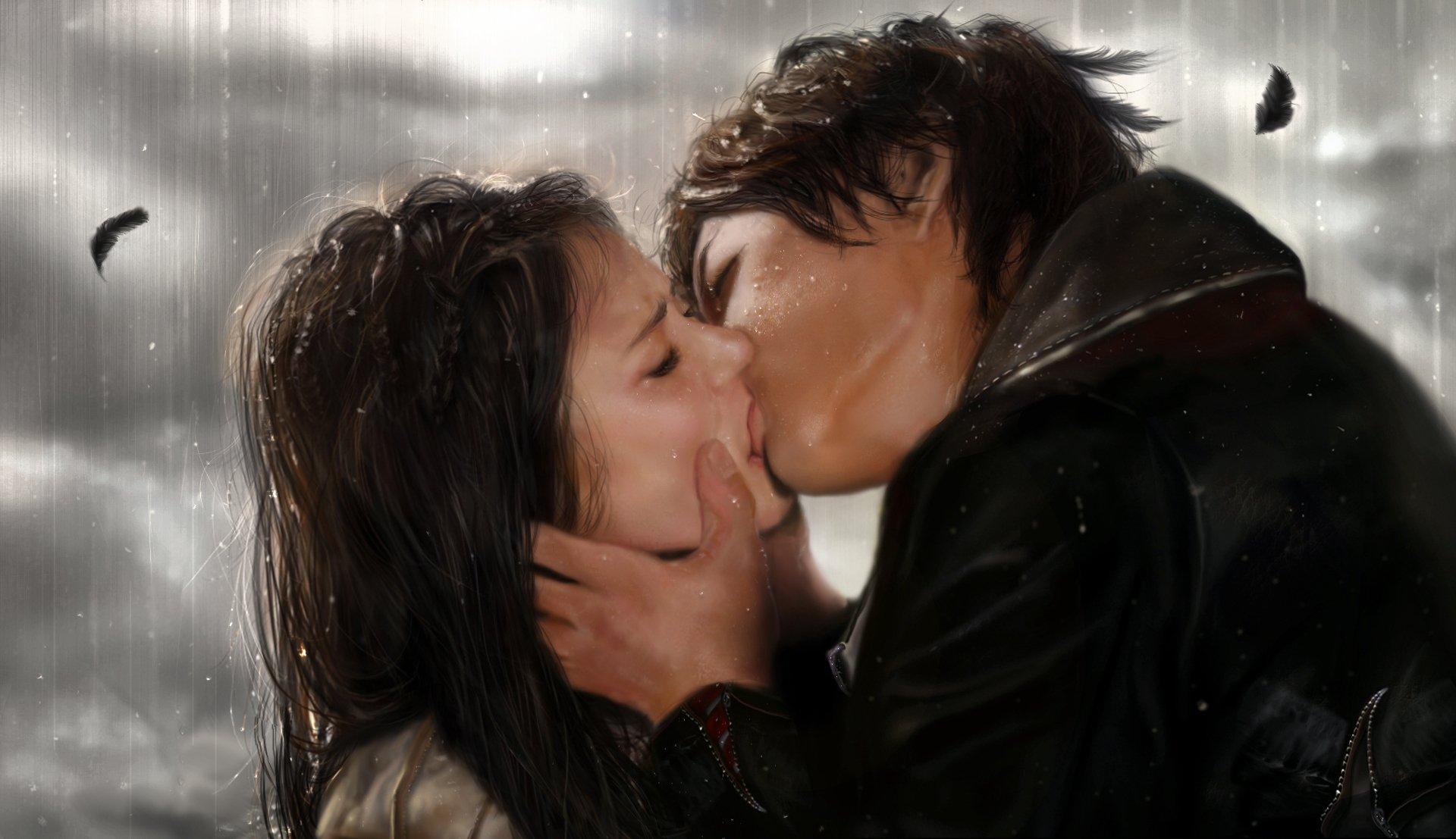 1920x1107 vampire, Diaries, Drama, Fantasy, Horror, Television, Series, Mood, Kiss, Love Wallpaper HD / Desktop and Mobile Background