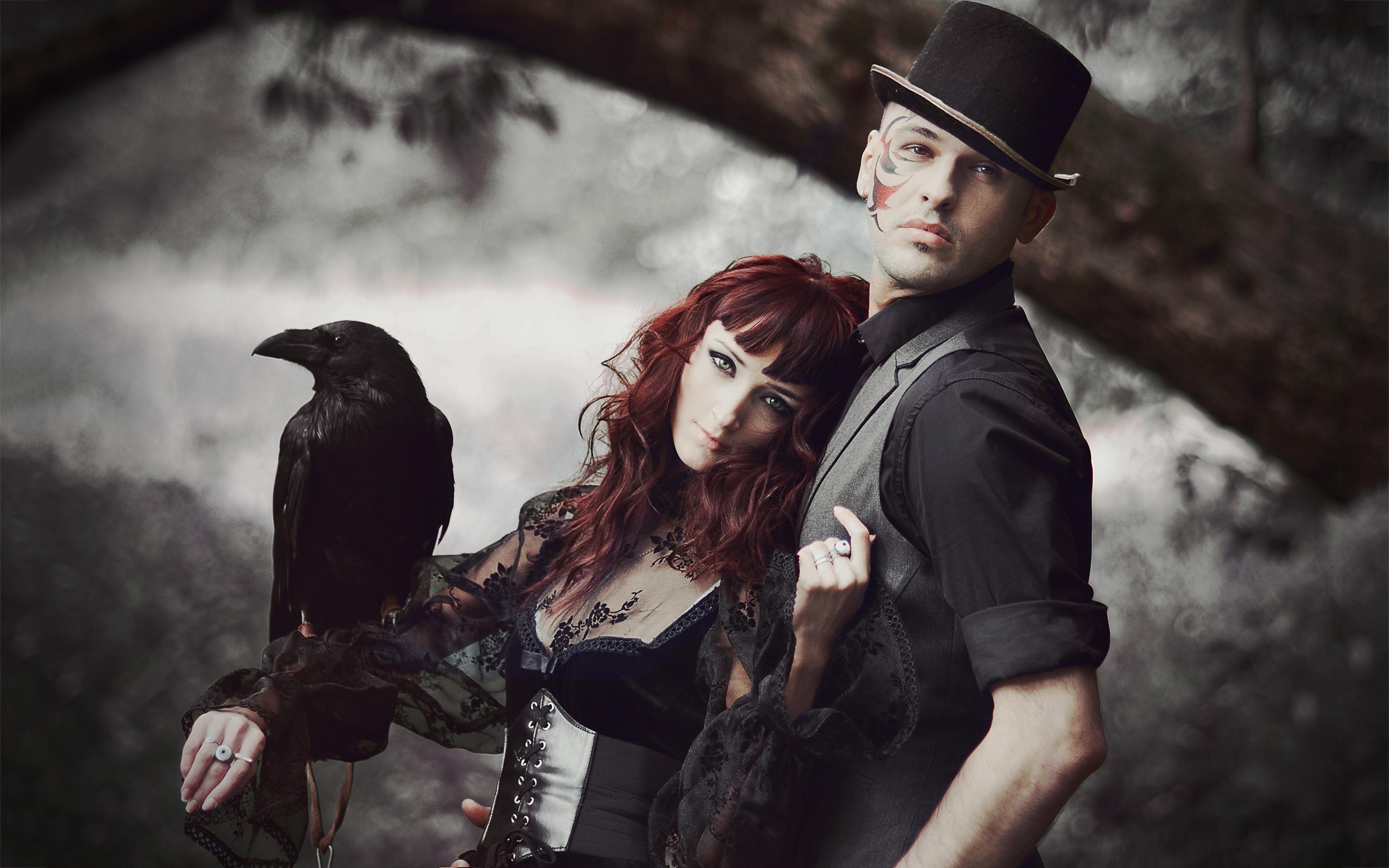 2880x1800 Gothic couple wallpaperx1800