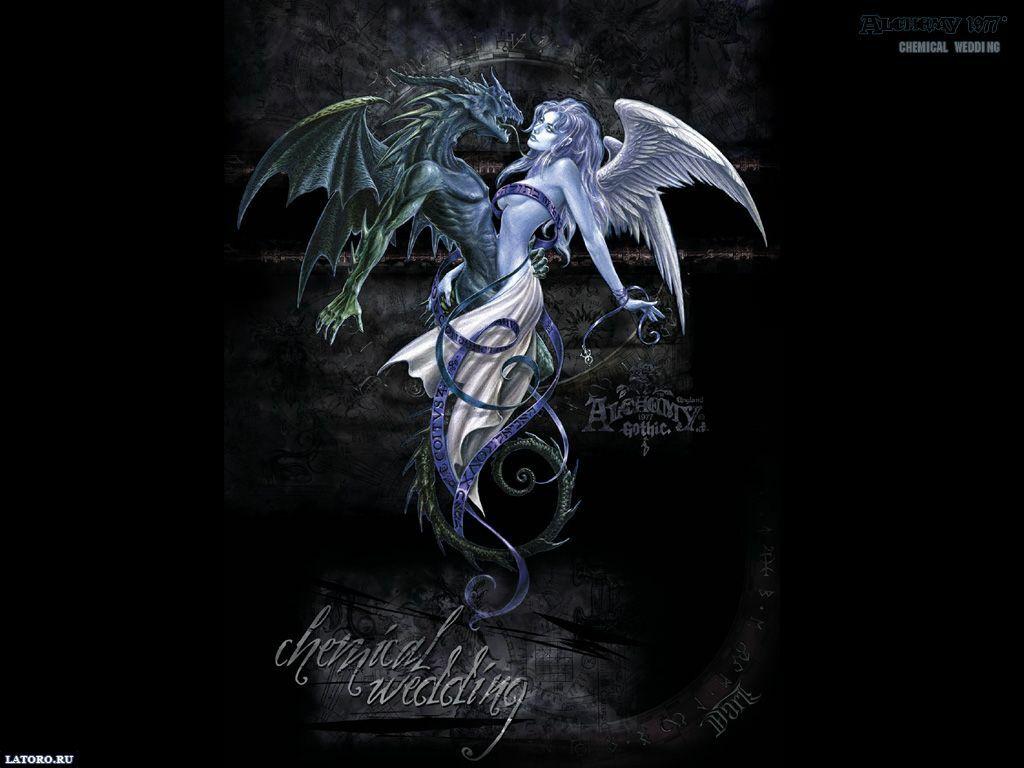 1024x768 Gothic angel wallpaper [DOWNLOAD FREE]
