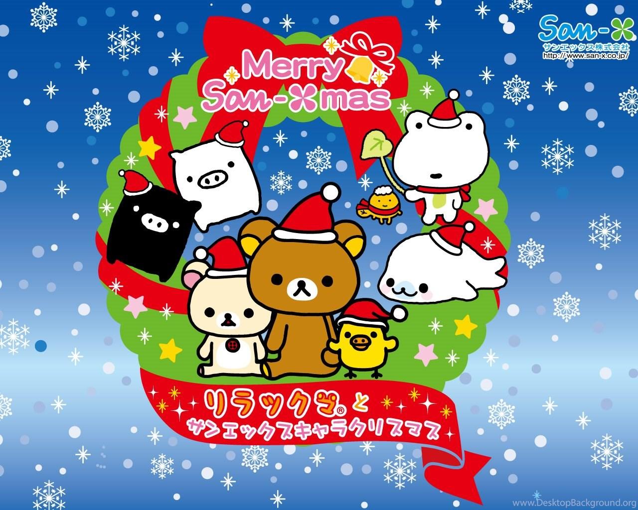 1280x1024 Kawaii Christmas Wallpaper With All Sanrio Characters X HD Wallpaper