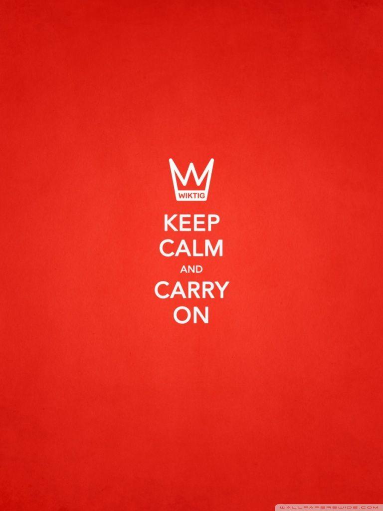 768x1024 Keep Calm Wallpaper Mobile