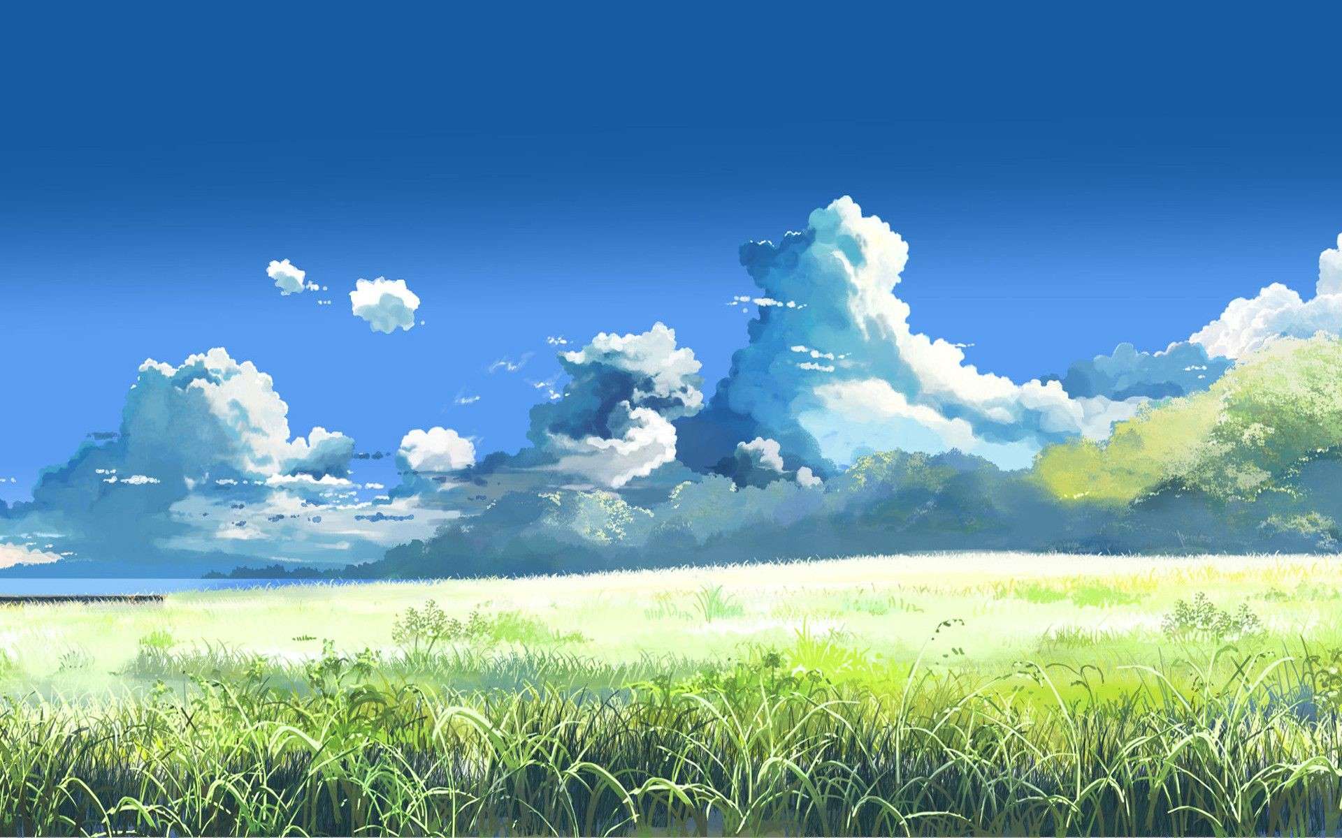 1920x1200 Desktop Anime Nature Wallpaper