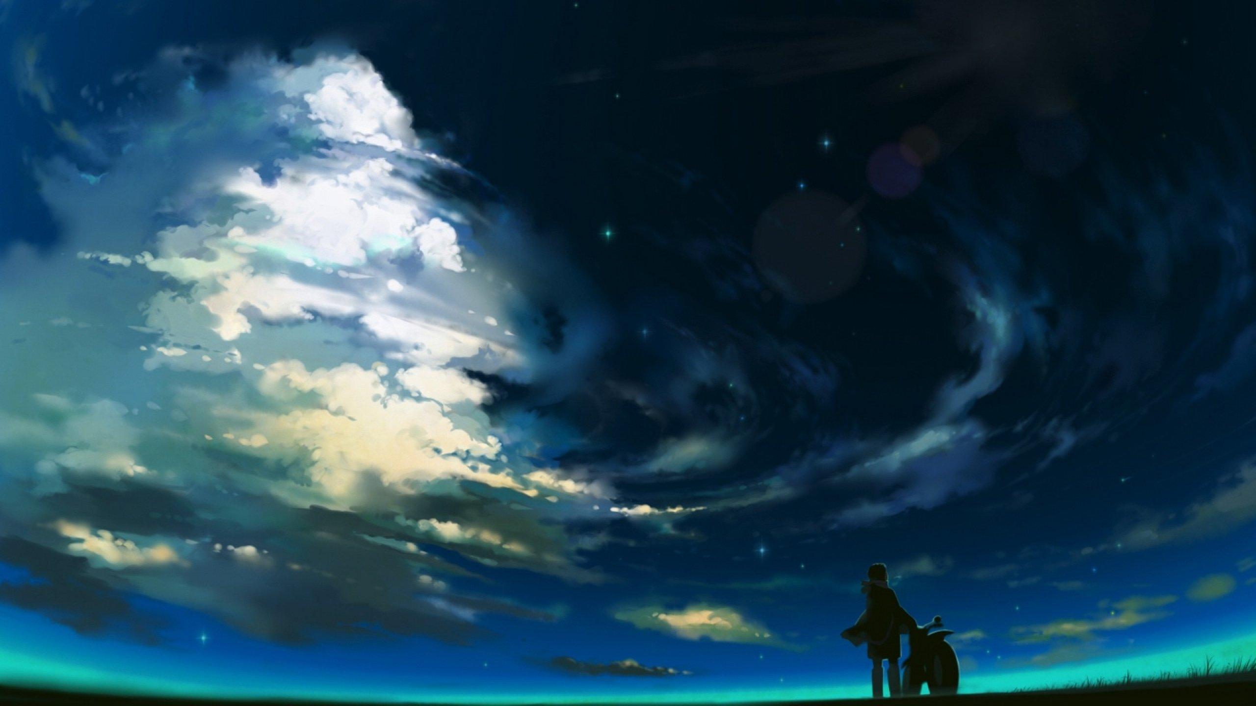 2560x1440 Anime Wallpaper Nature HD