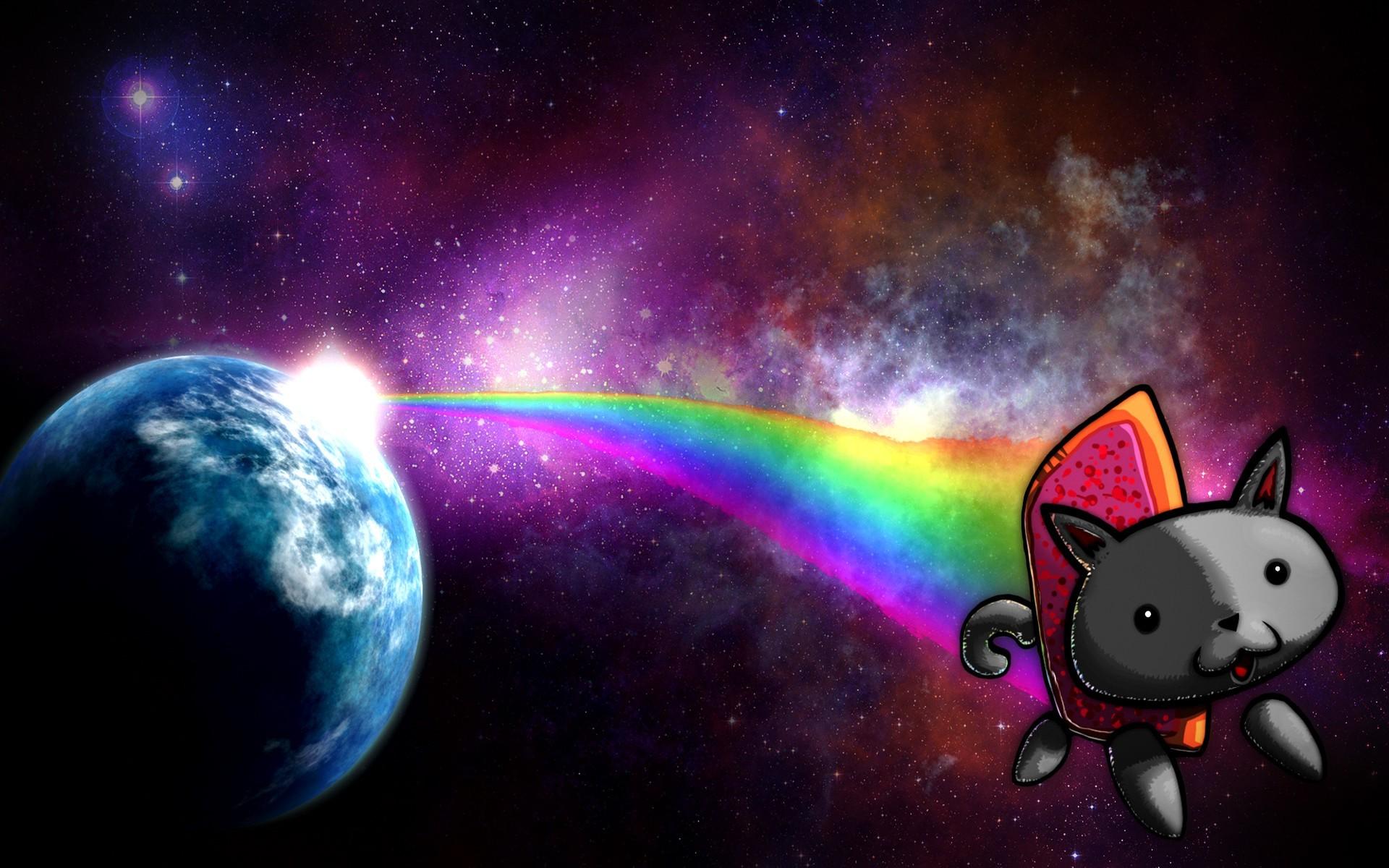 1920x1200 Rainbow Space Computer Background HD HD Wallpaper
