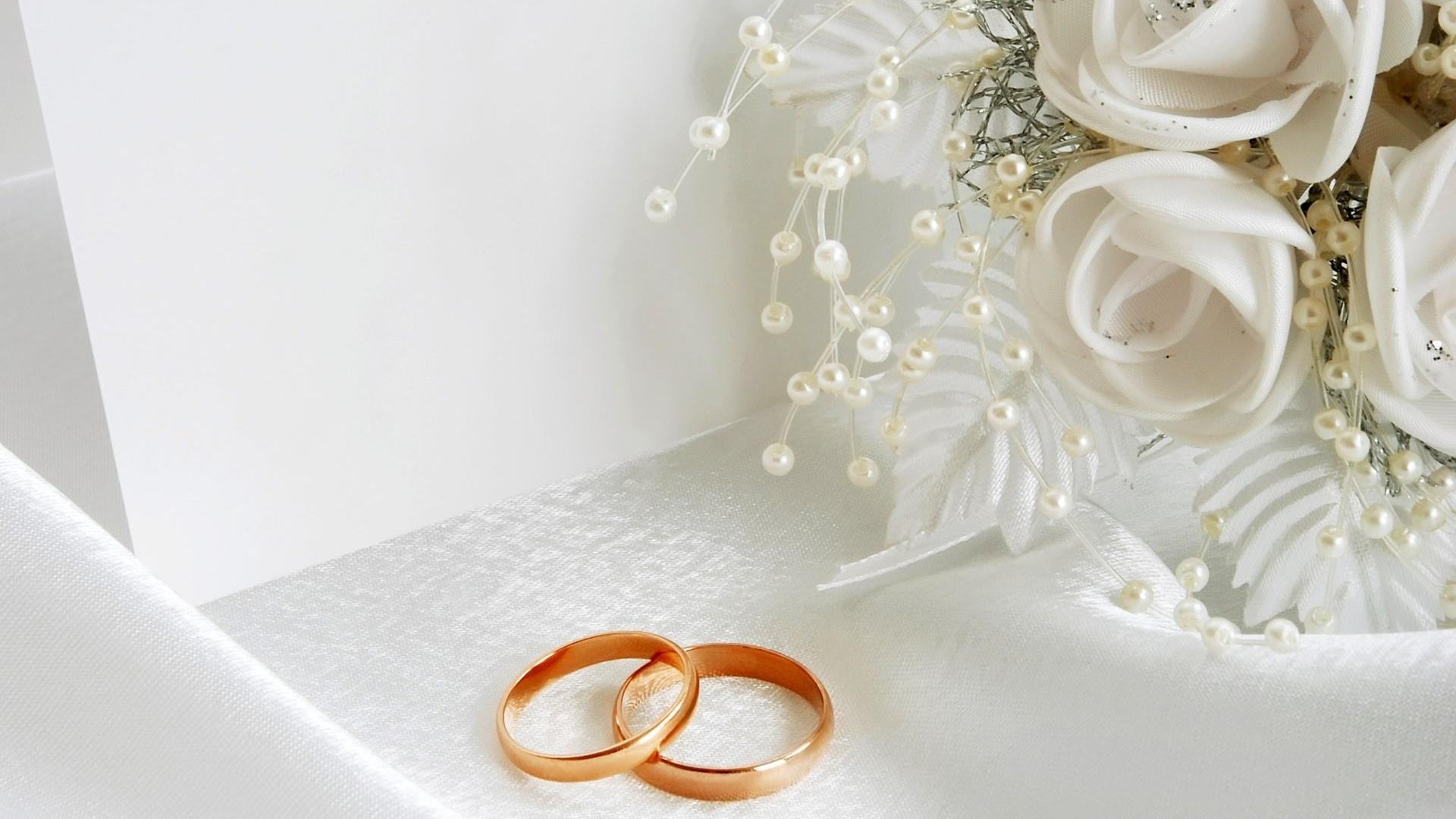 1920x1080 1920x1080 rings, holiday, wedding, flowers, white