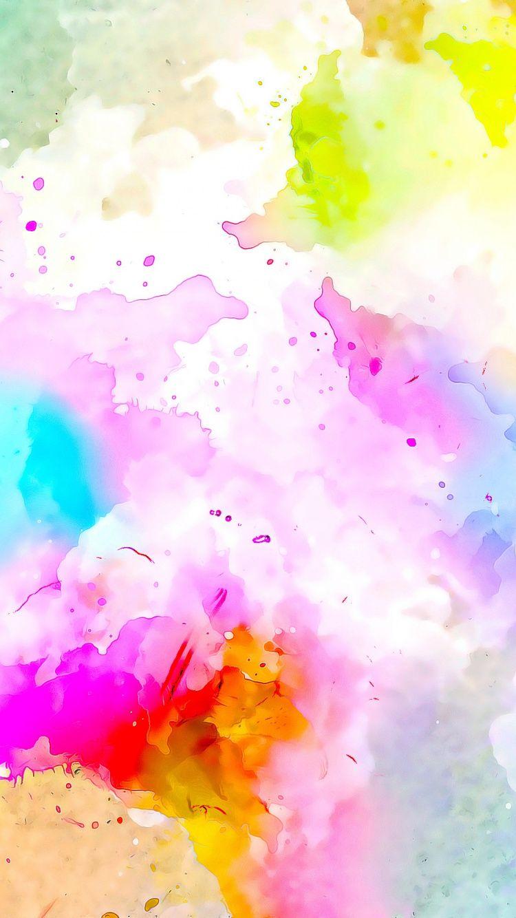750x1334 Watercolor iPhone Wallpaper, HD Watercolor iPhone Background on WallpaperBat