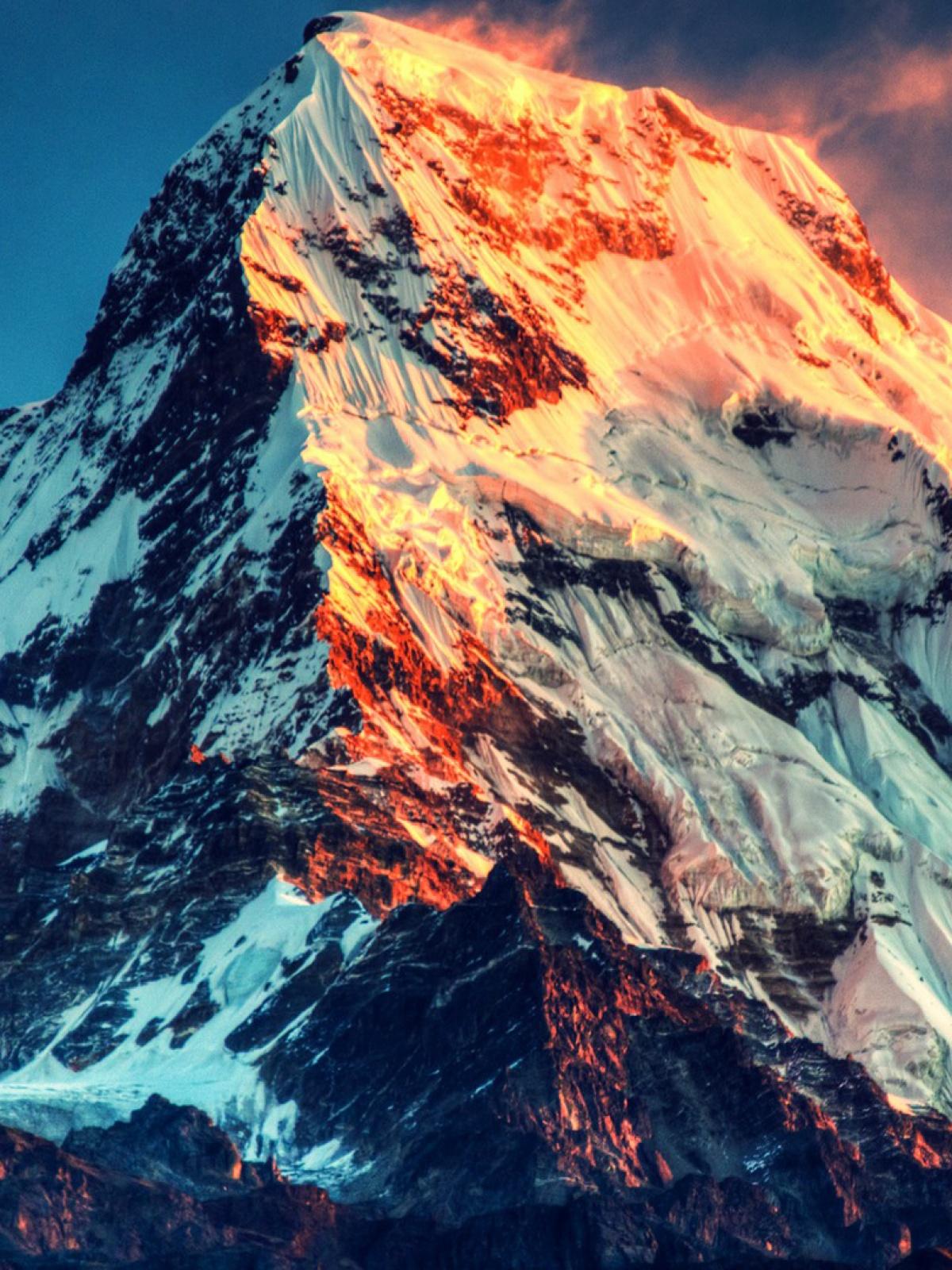 Everest Iphone Wallpapers Top Free Everest Iphone Backgrounds Wallpaperaccess