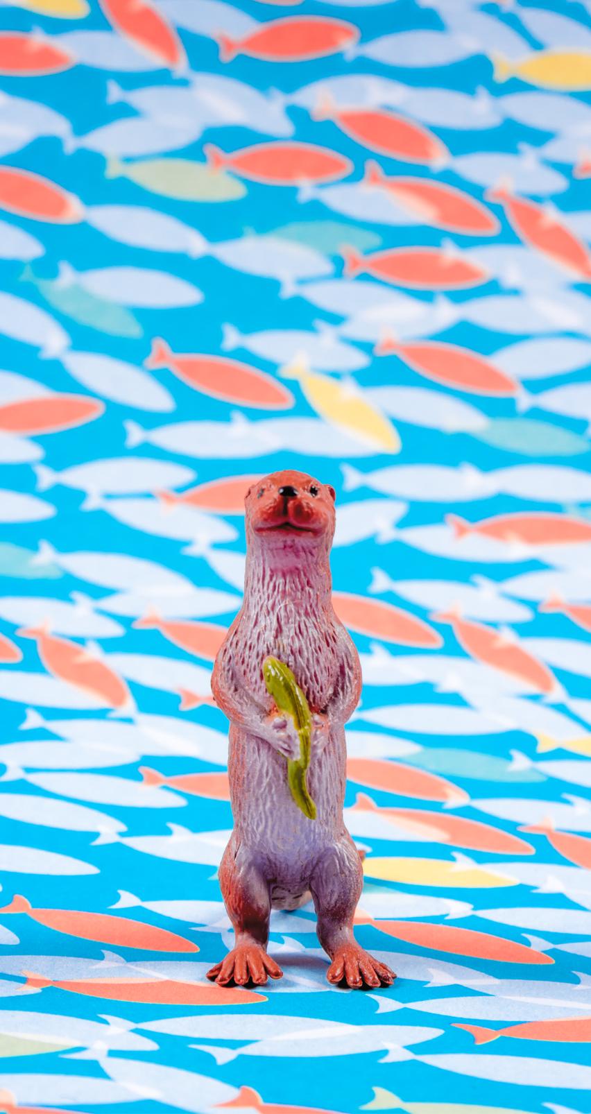 852x1606 iPhone 6 Otter Parallax Wallpaper