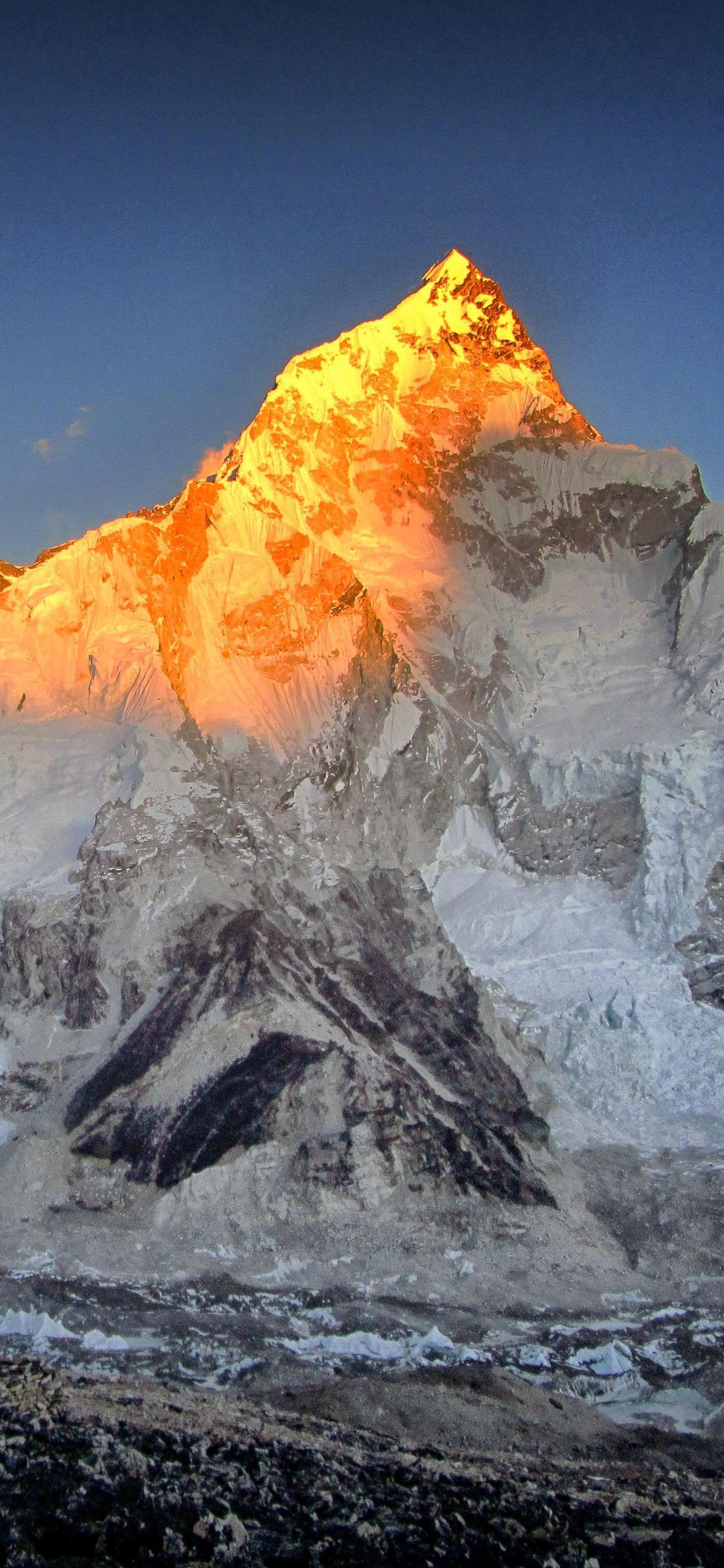 1125x2436 Mount Everest Sunset 4k iPhone XS, iPhone iPhone X HD 4k Wallpaper, Image, Background, Photo and Picture