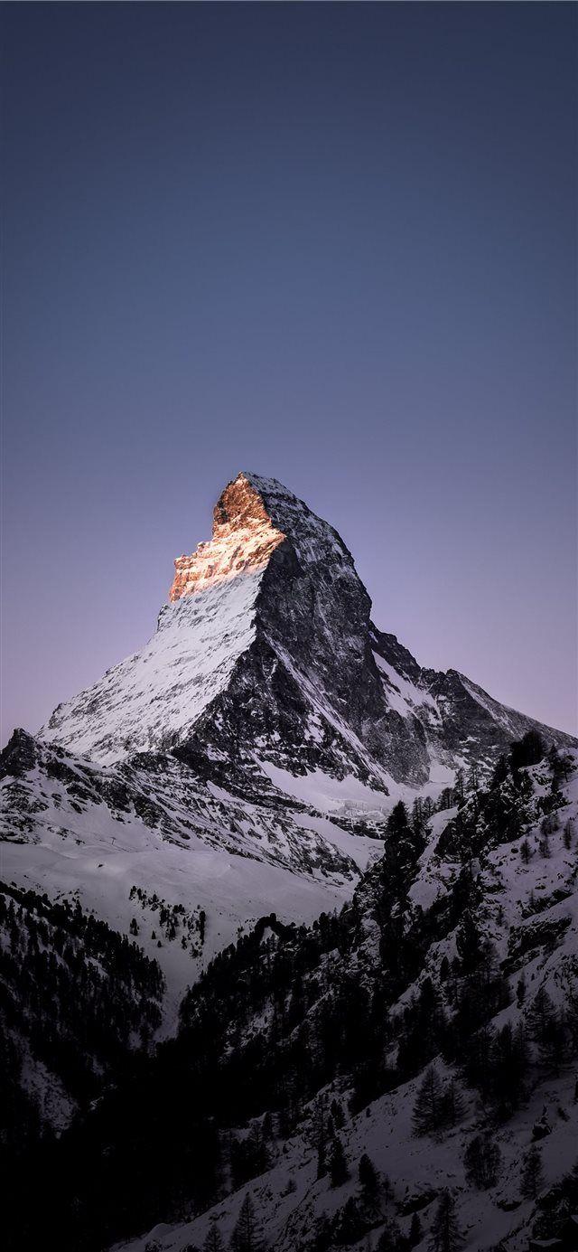 640x1385 Matterhorn Zermatt Switzerland iPhone X Wallpaper. Фоновые изображения, Пейзажи, Горный пейзаж