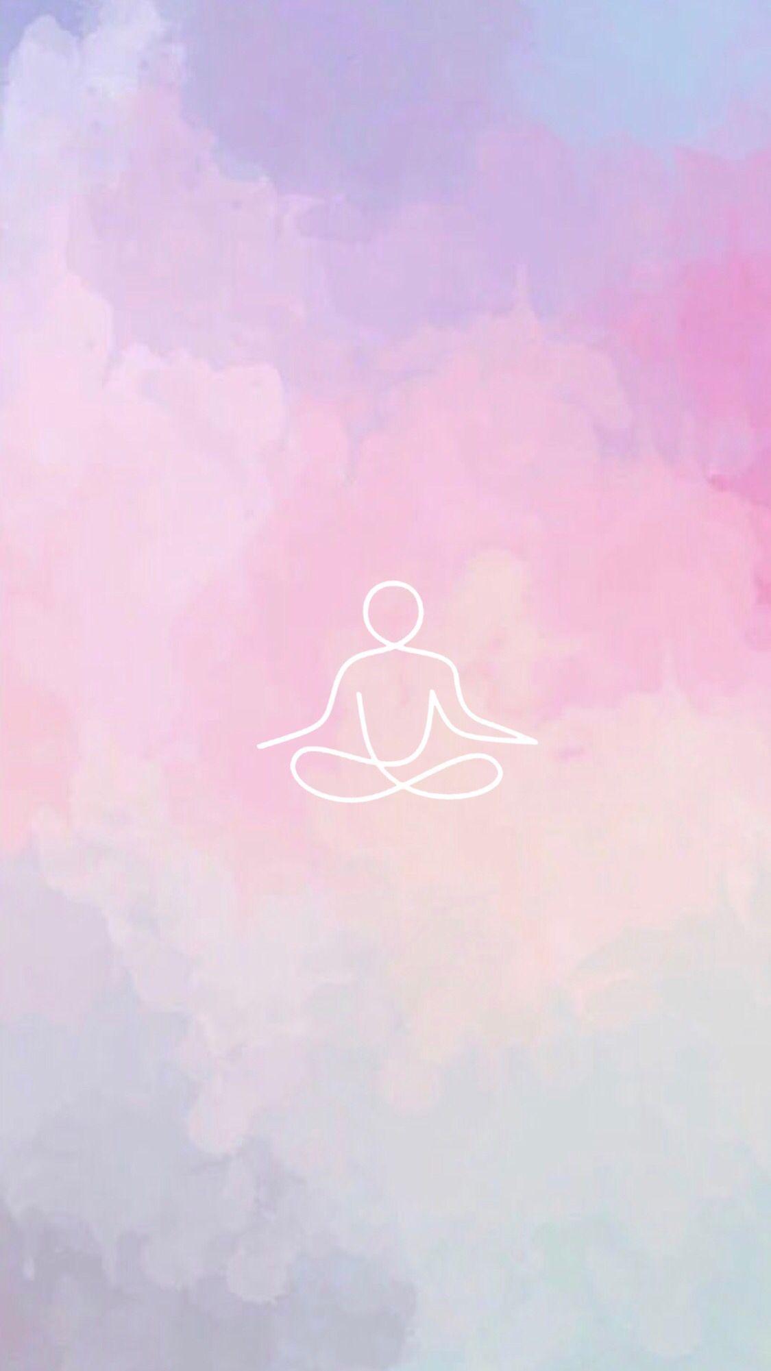 1125x2001 Instagram #YogaCover Yoga cover Instagram Pink Instagram Cover. #Instagram #YogaAbdeckung Yoga cov. iPhone wallpaper yoga, Yoga background, Yoga art painting