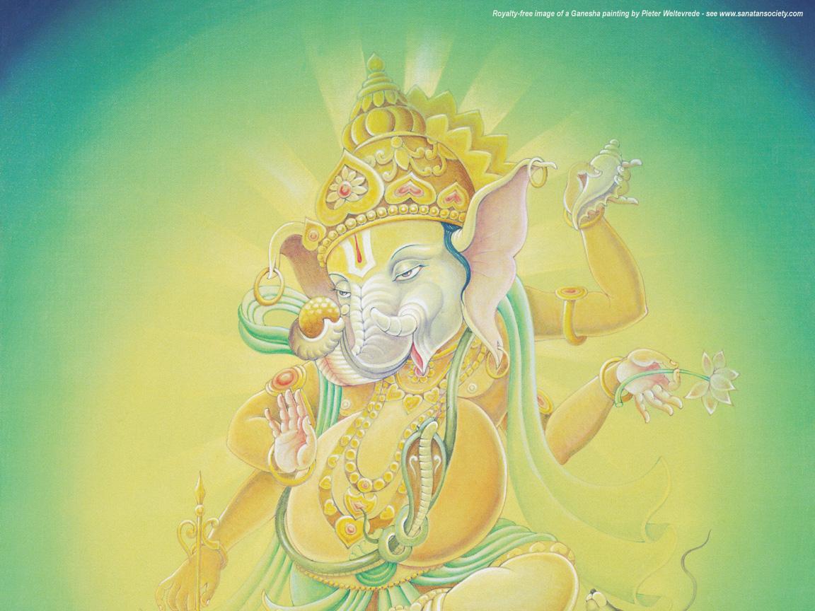 1152x864 Free Desktop Wallpaper Hindu Gods Ganesha, Hanuman, Shiva