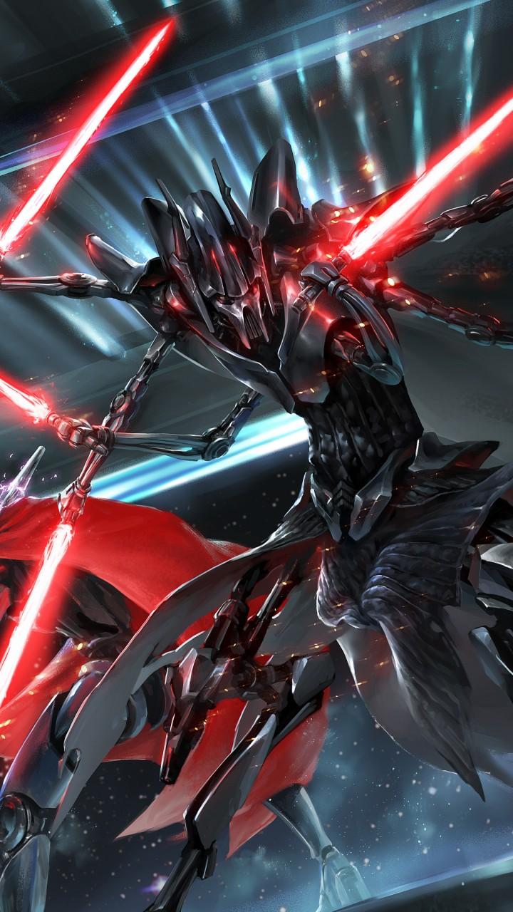 720x1280 Wallpaper General Grievous, 4k, Star Wars, HD, Art