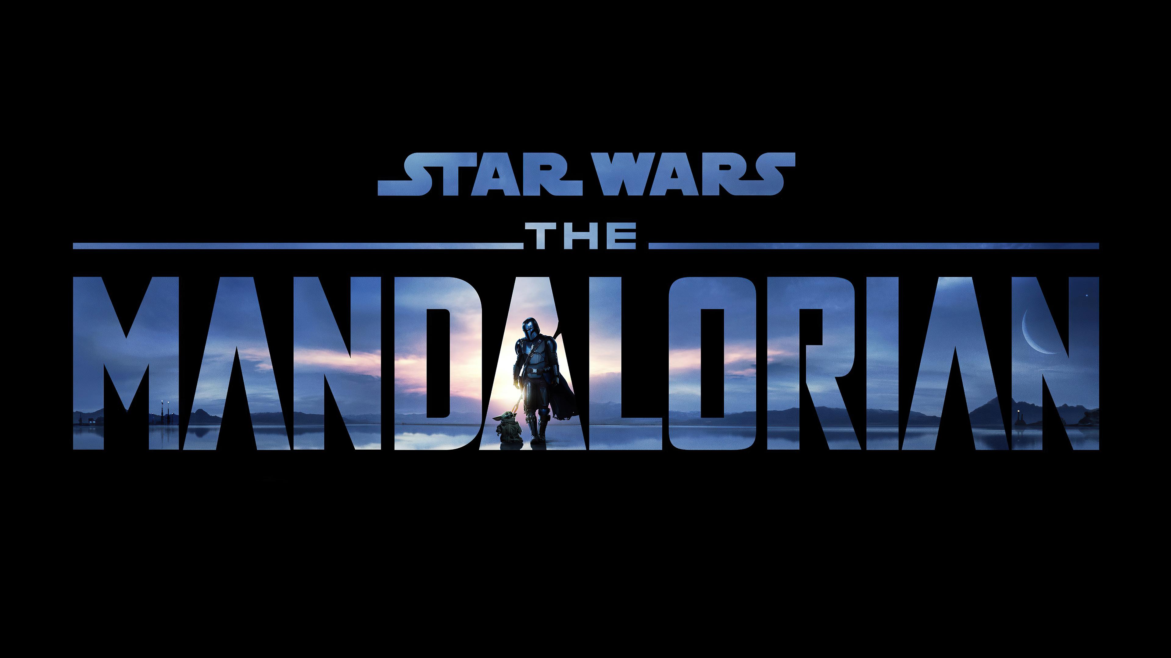 3840x2160 Baby Yoda Star Wars The Mandalorian With Black Background 4K HD Movies Wallpaper