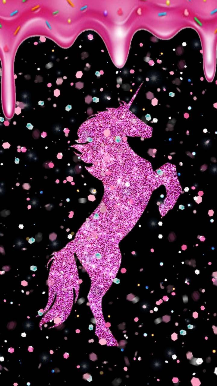 720x1280 Unicorn Princess Glitter Wallpaper For Girls