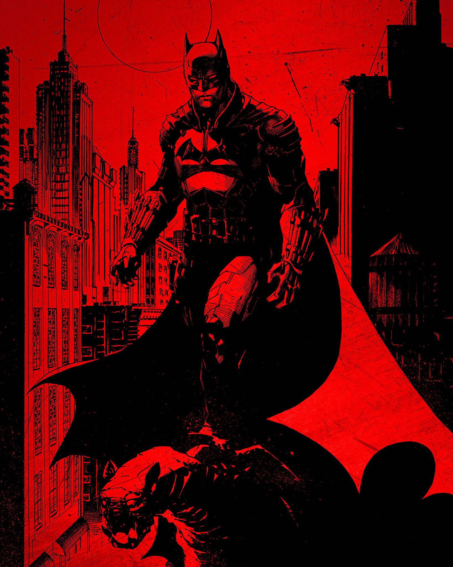 1920x2400 The Batman Official Poster 1920×2400