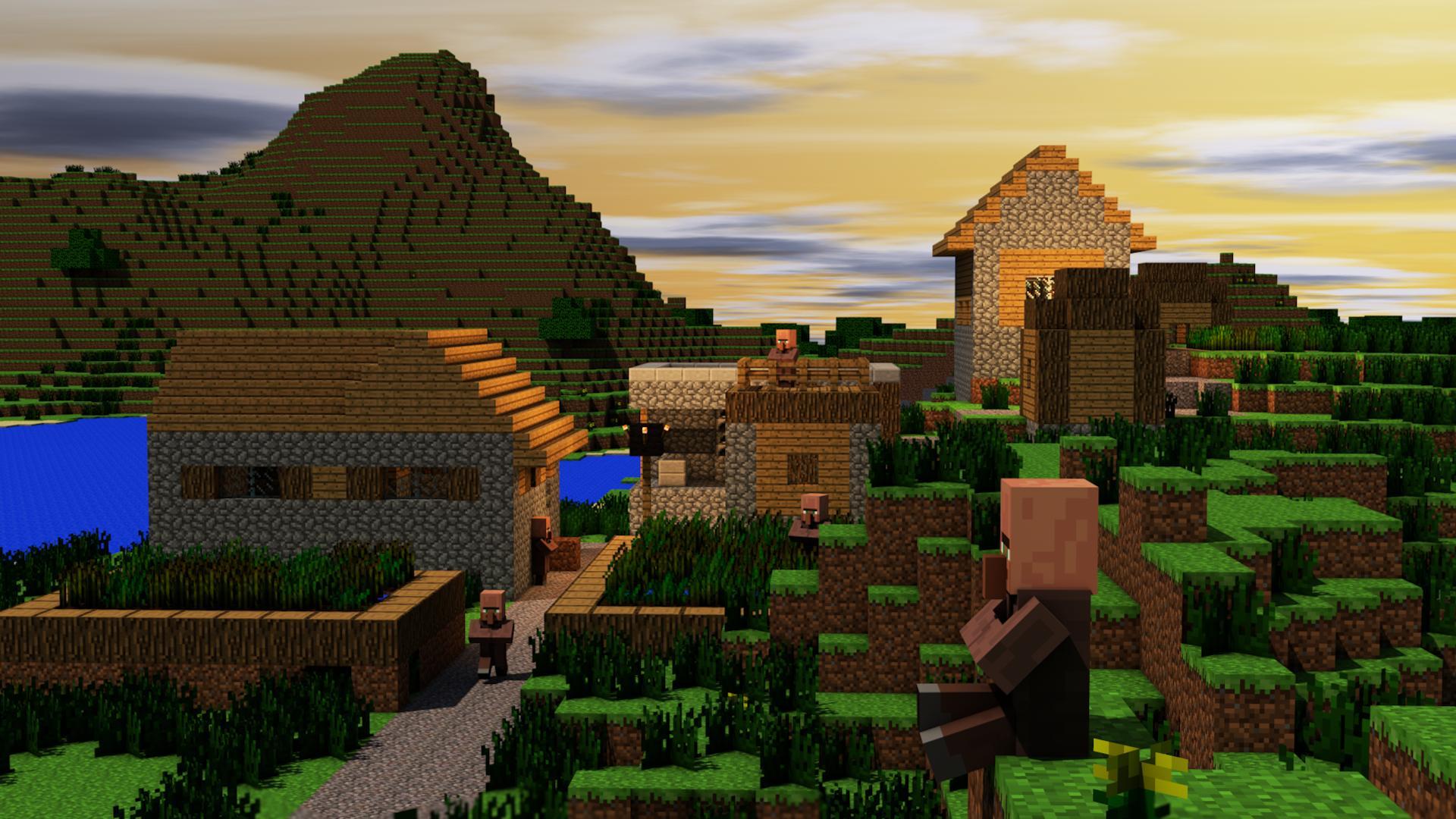 Minecraft Village Wallpapers Top Free Minecraft Village Backgrounds